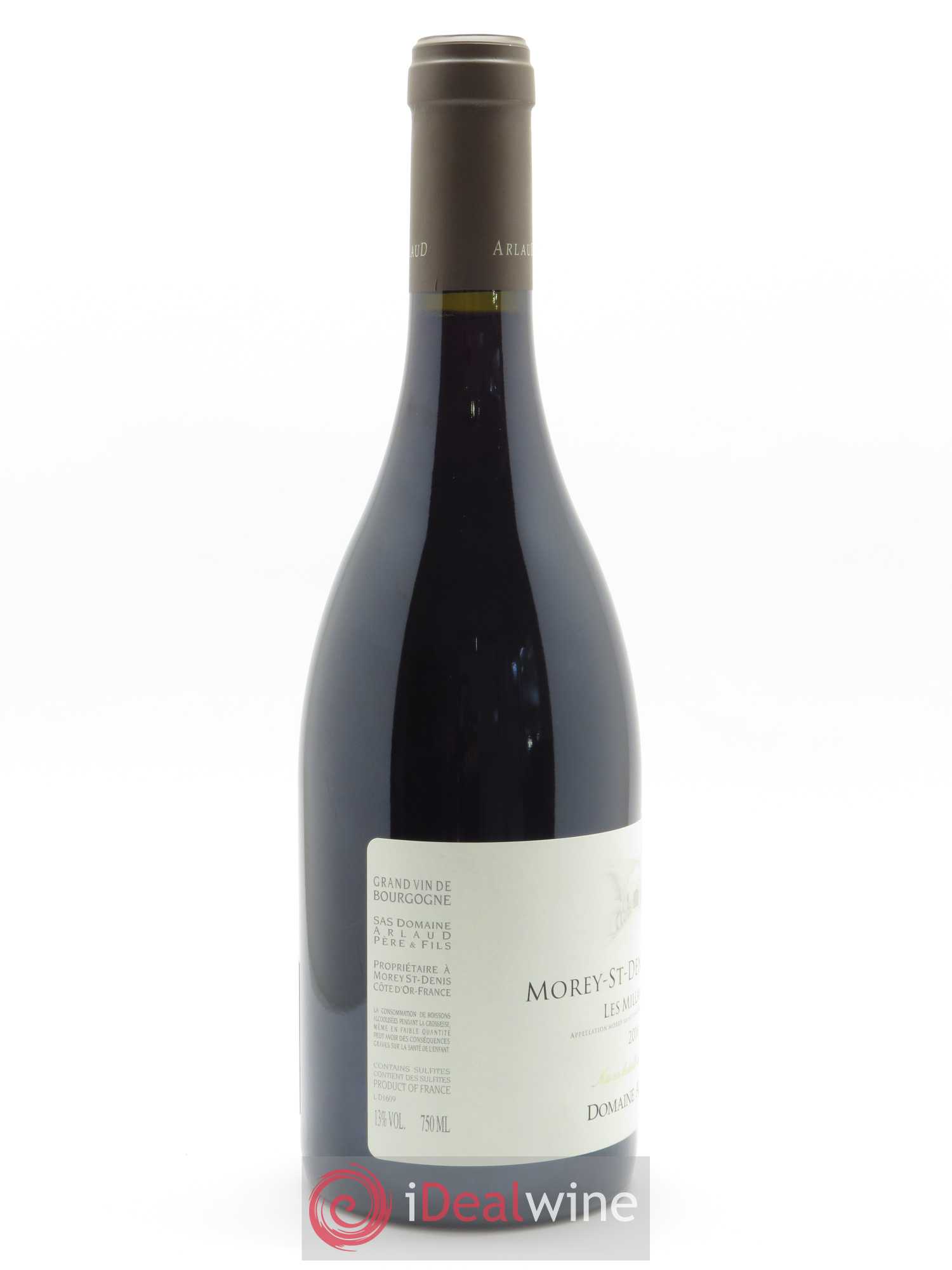 Morey-Saint-Denis 1er Cru Les Millandes Arlaud 2016 - Lot de 1 bouteille - 1