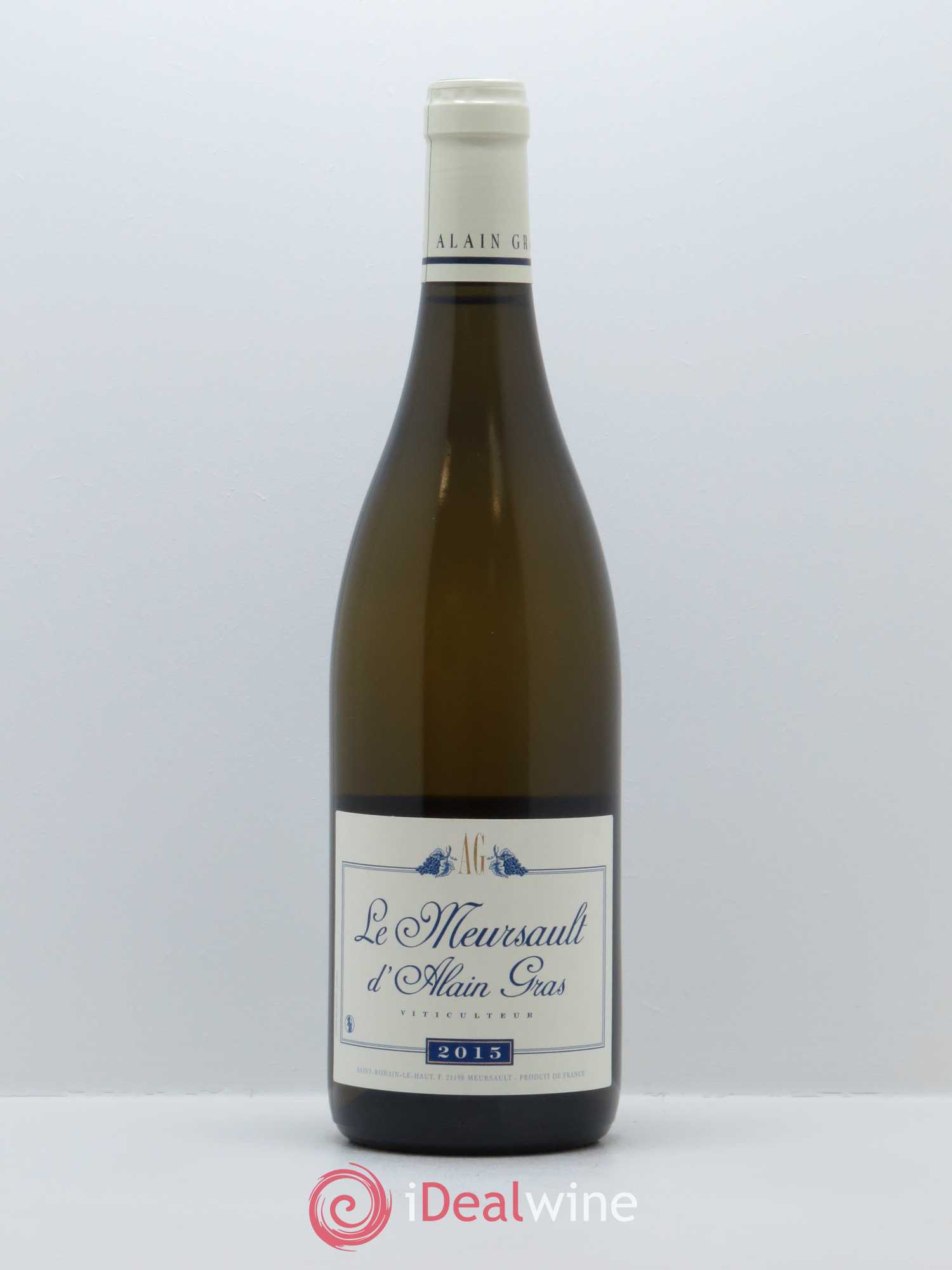 Meursault Les Criots Alain Gras 2015 - Lot de 1 bouteille - 0