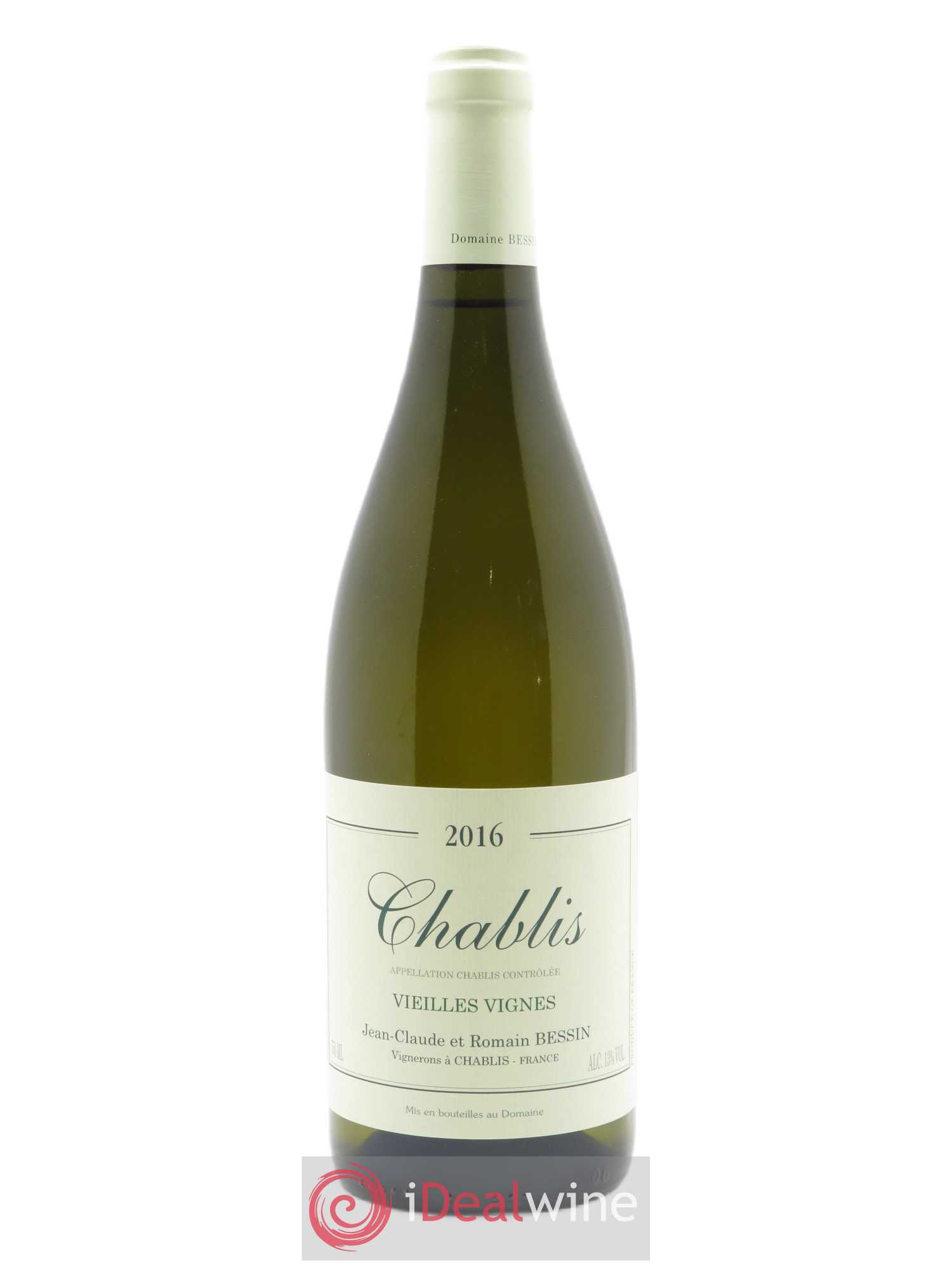 Chablis Vieilles Vignes Jean-Claude & Romain Bessin 2016 - Lot de 1 bouteille - 0