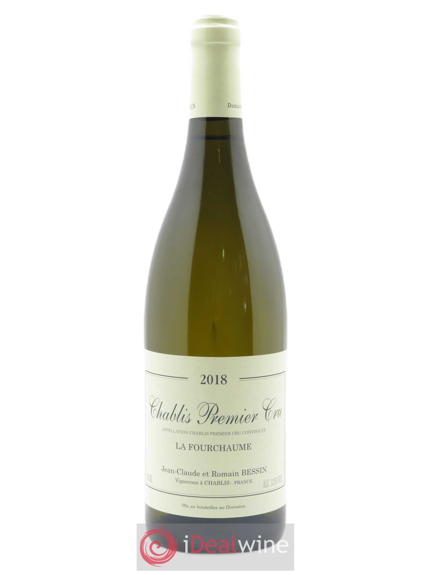 Chablis 1er Cru Fourchaume Jean-Claude & Romain Bessin 2018 - Lot de 1 bouteille - 0