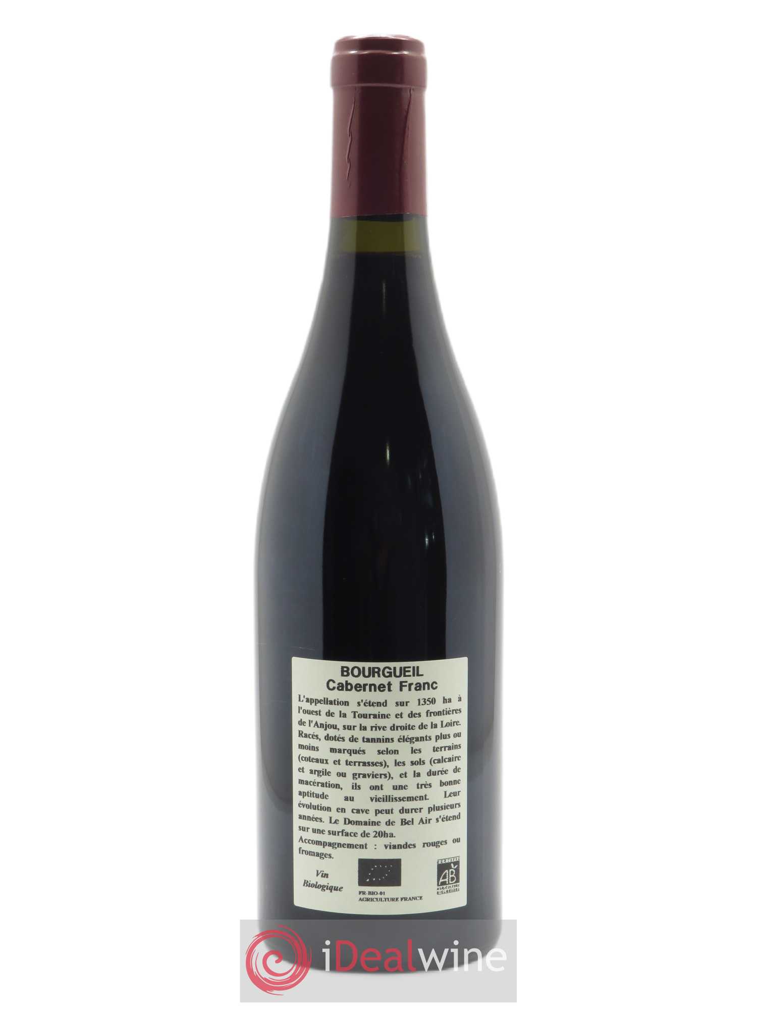 Bourgueil Marsaules Domaine du Bel Air 2017 - Lot de 1 bouteille - 1