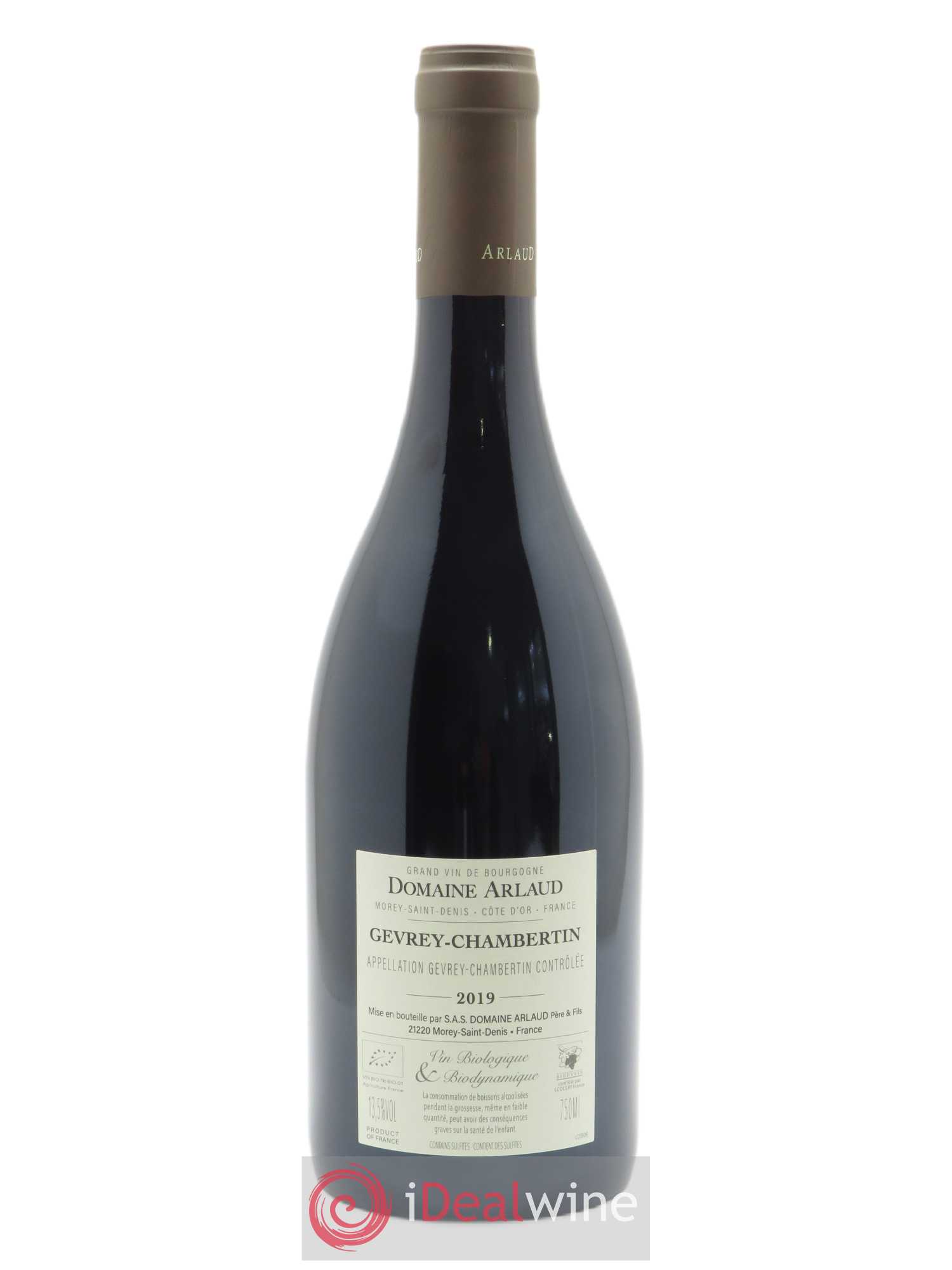 Gevrey-Chambertin Arlaud 2019 - Lot de 1 bouteille - 1