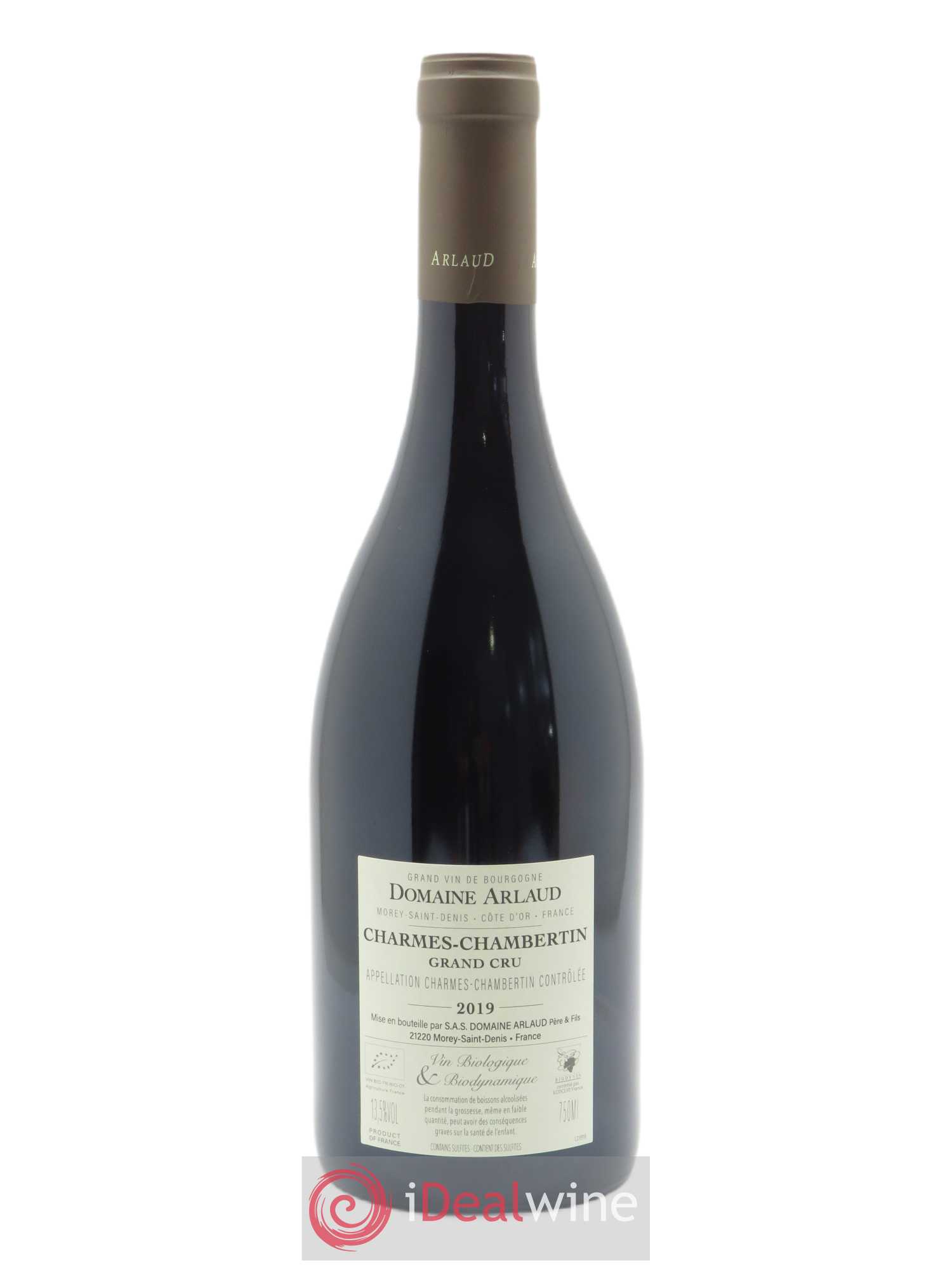 Charmes-Chambertin Grand Cru Arlaud 2019 - Lot de 1 bouteille - 1