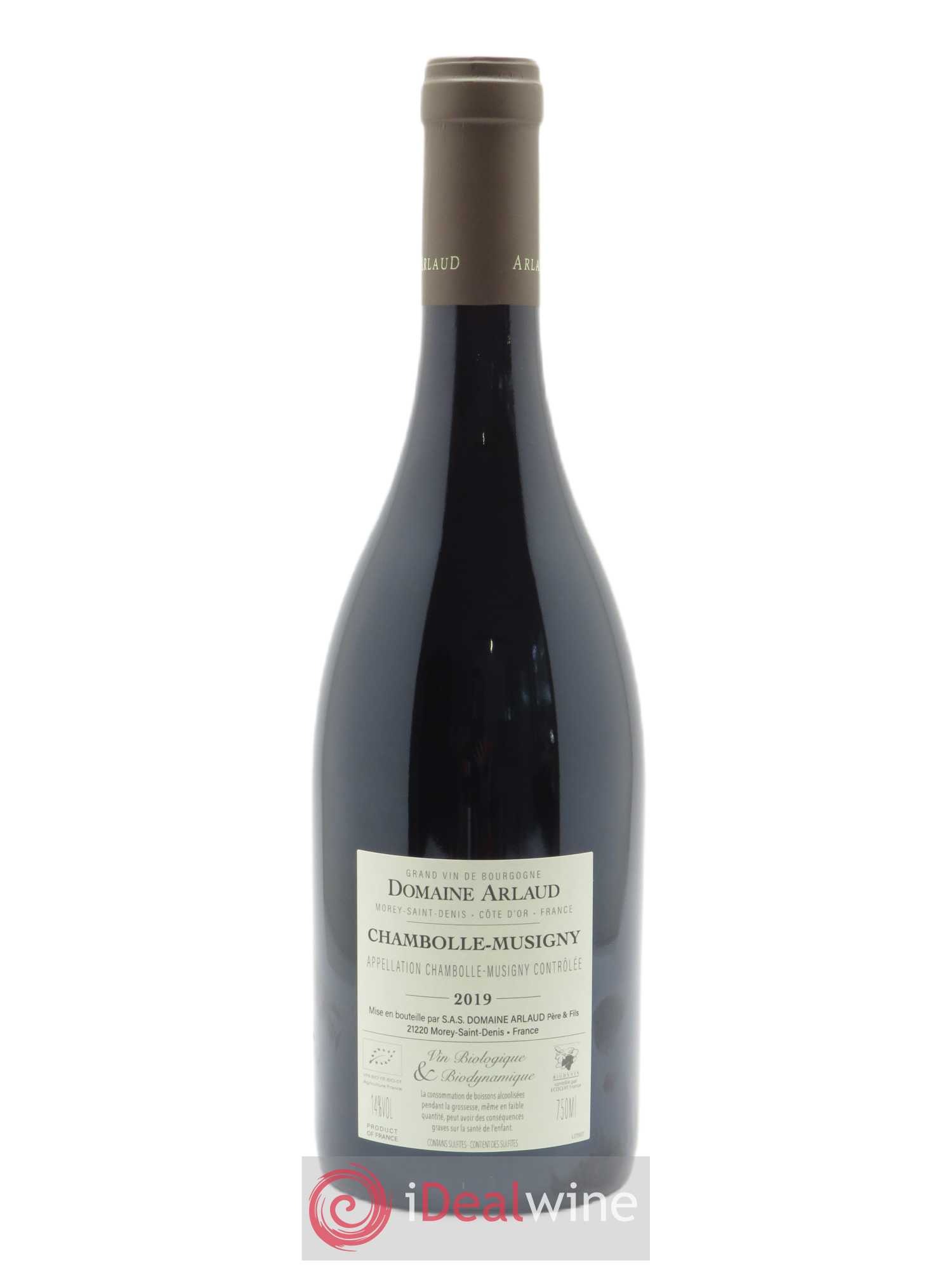 Chambolle-Musigny Arlaud 2019 - Lot de 1 bouteille - 1