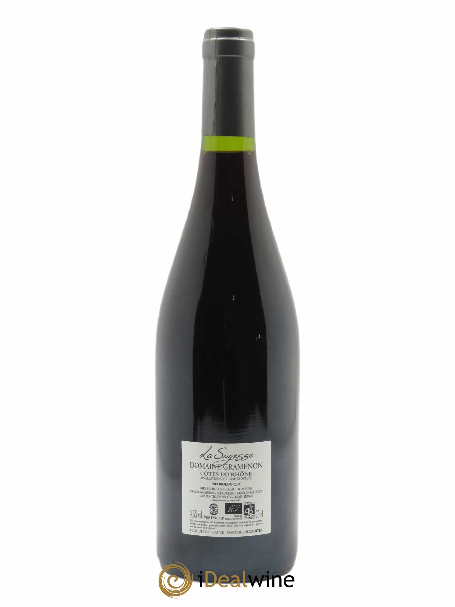 Côtes-du-Rhône La Sagesse Gramenon (Domaine) 2020 - Lot of 1 bottle - 1
