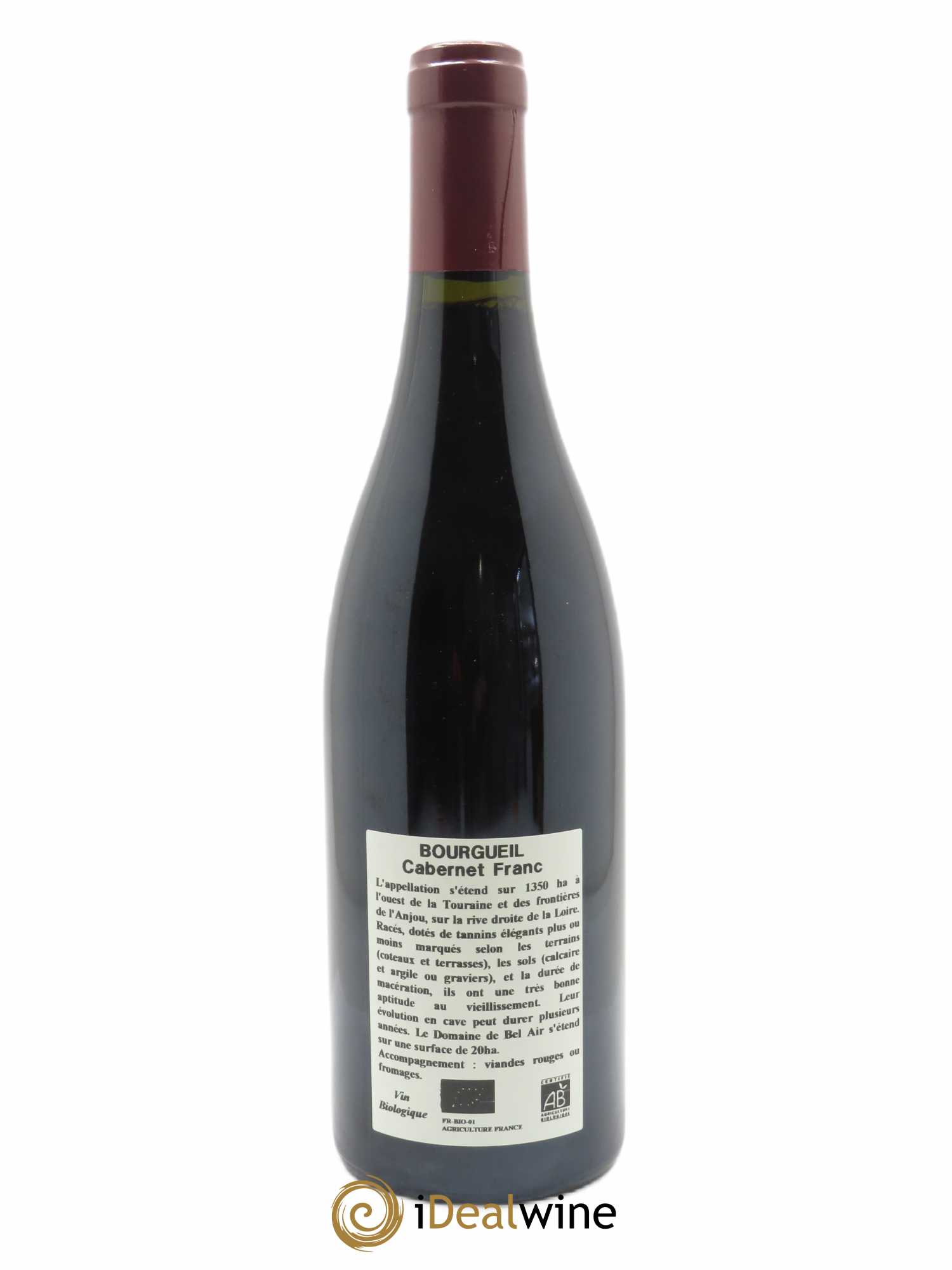 Bourgueil Marsaules Domaine du Bel Air 2018 - Lot of 1 bottle - 1