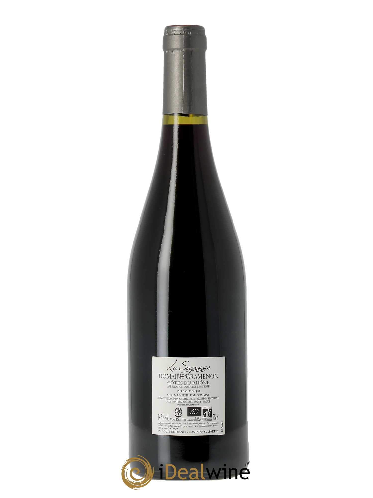 Côtes-du-Rhône La Sagesse Gramenon (Domaine) 2021 - Lot of 1 bottle - 1