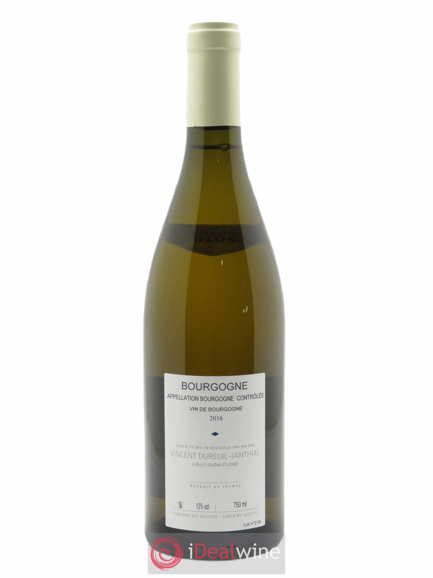 Bourgogne Vincent Dureuil-Janthial 2016 - Lot of 1 bottle - 1