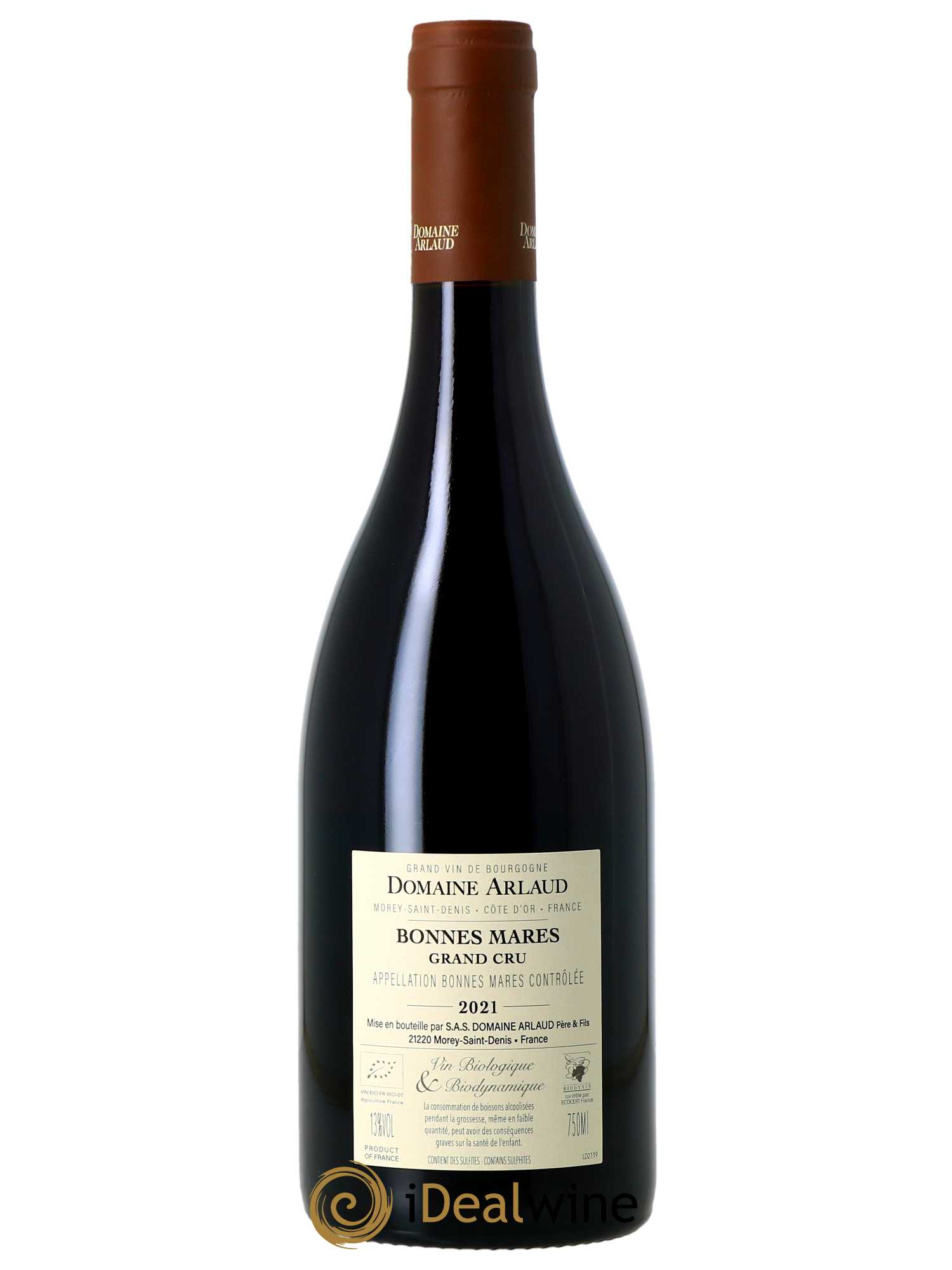 Bonnes-Mares Grand Cru Arlaud 2021 - Lot de 1 bouteille - 1