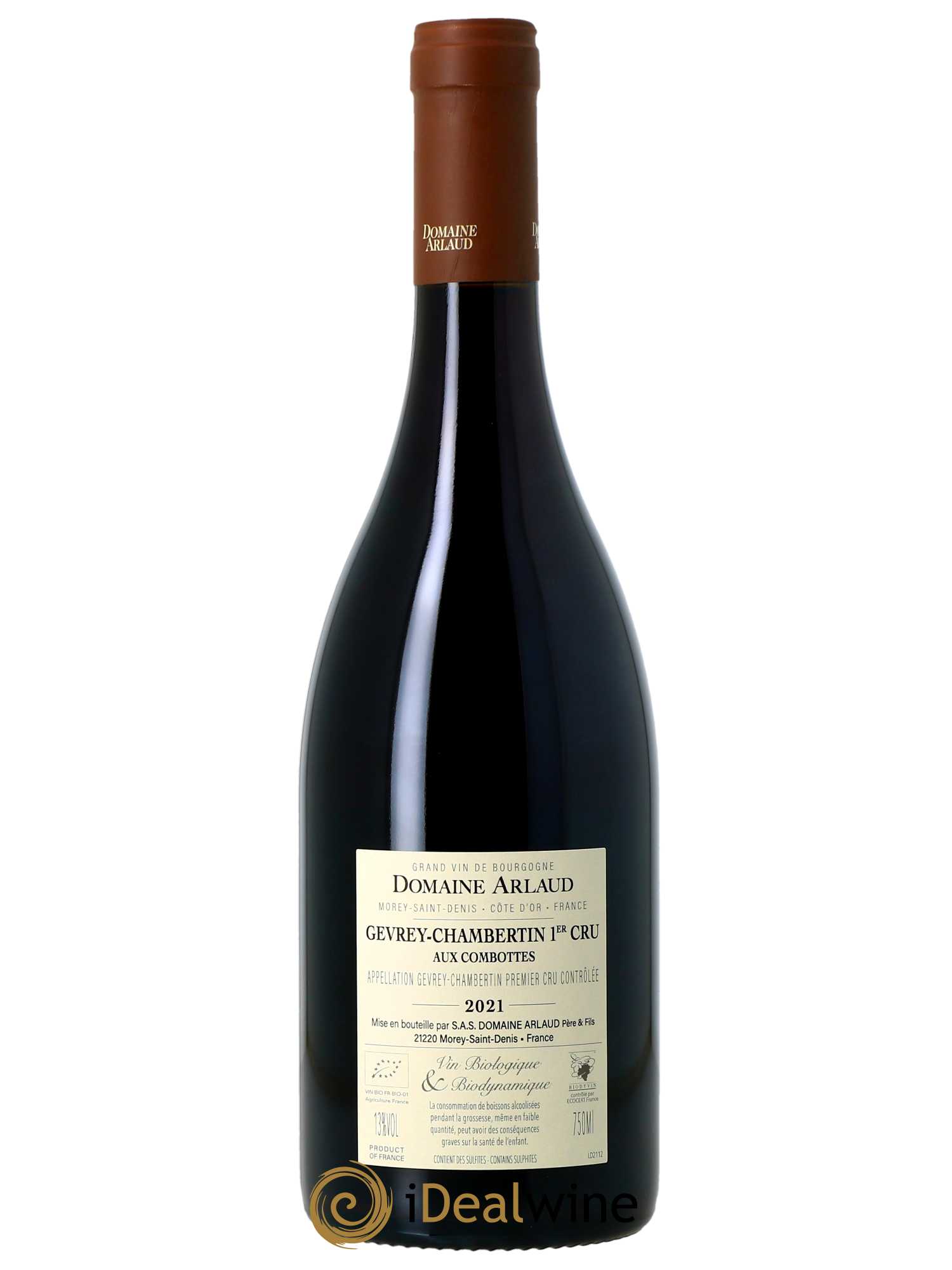 Gevrey-Chambertin 1er Cru Aux Combottes Arlaud 2021 - Lot of 1 bottle - 1