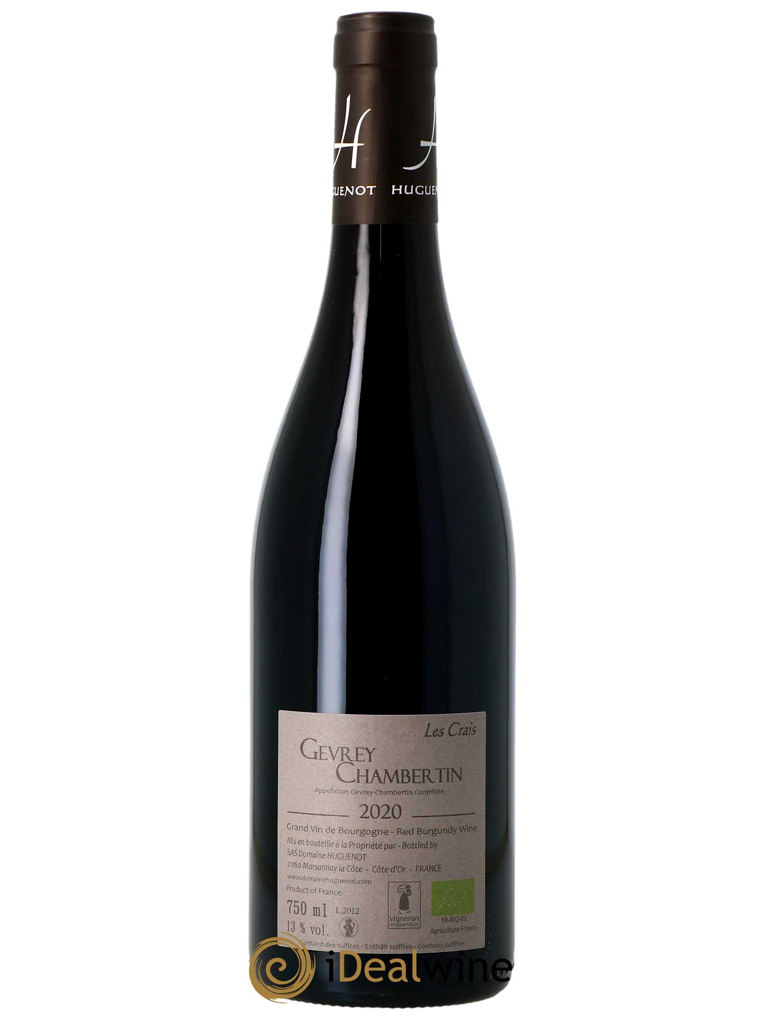 Gevrey-Chambertin Les Crais Huguenot 2020 - Lot of 1 bottle - 1