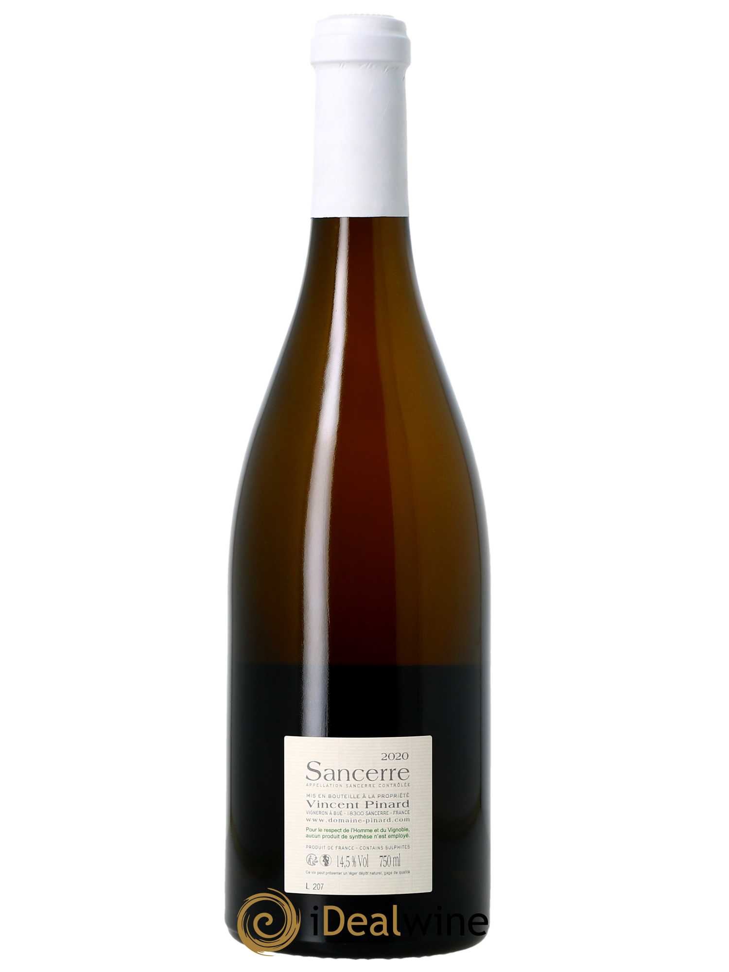 Sancerre Petit Chemarin Vincent Pinard 2020 - Lot de 1 bouteille - 1