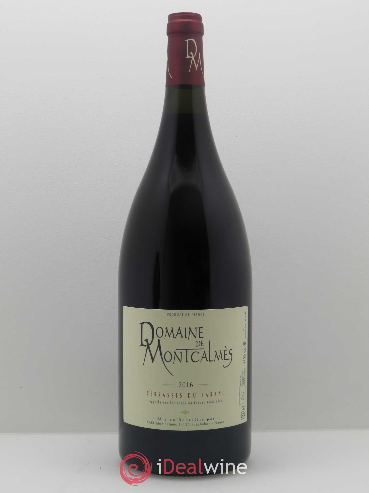 Terrasses du Larzac Domaine de Montcalmès Frédéric Pourtalié 2016 - Lot de 1 magnum - 0