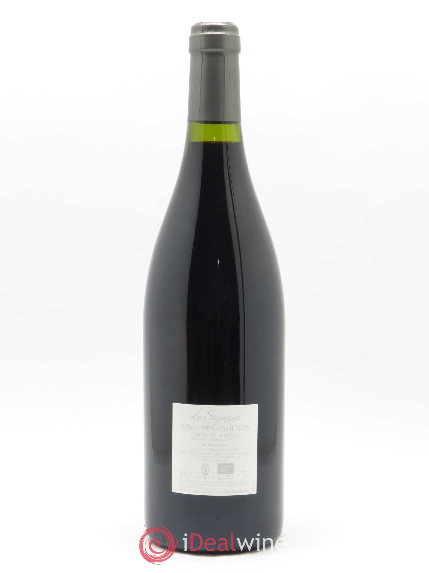 Côtes-du-Rhône La Sagesse Gramenon (Domaine) 2018 - Lot de 1 bouteille - 1