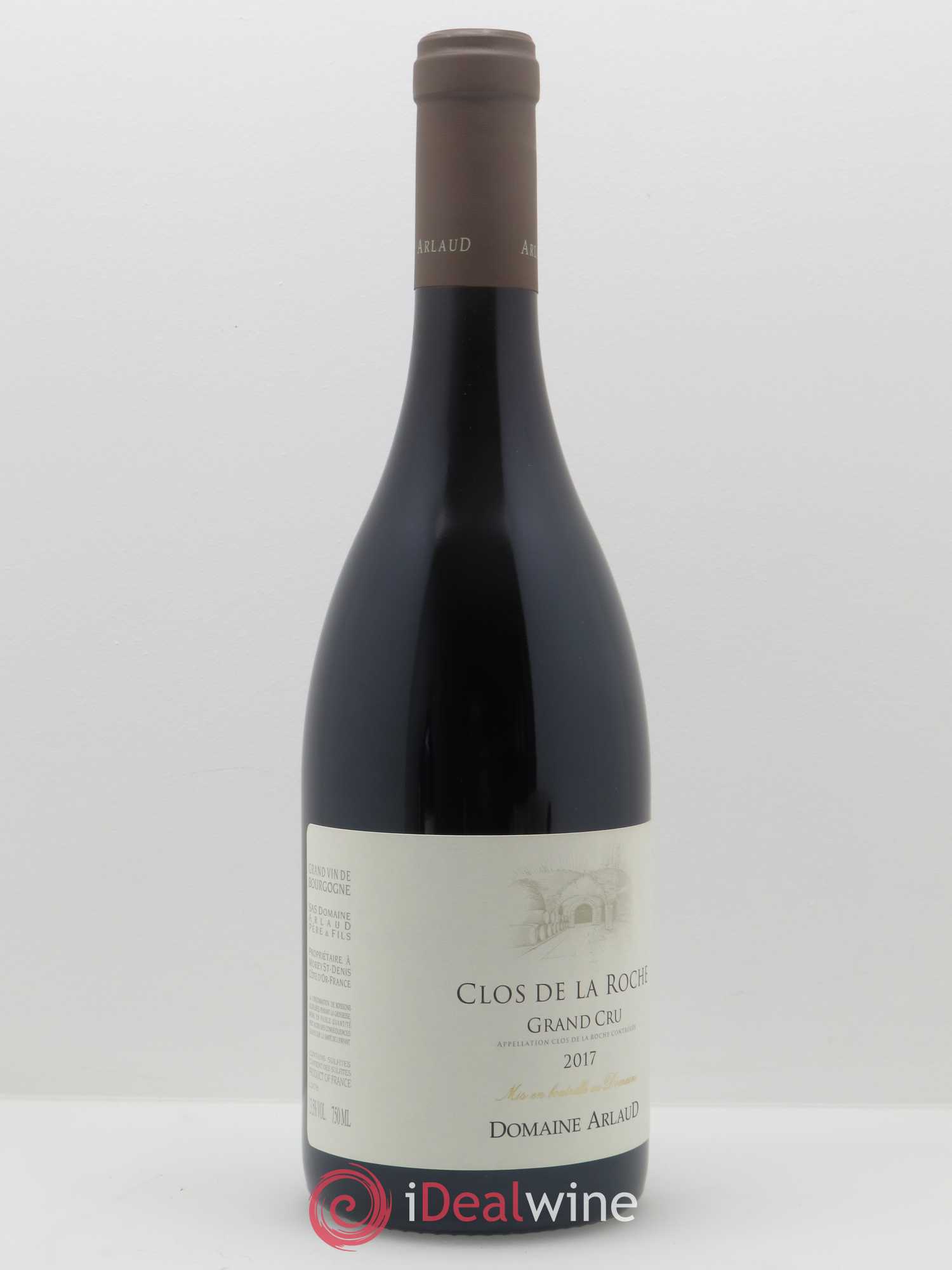 Clos de la Roche Grand Cru Arlaud 2017 - Lot de 1 bouteille - 1
