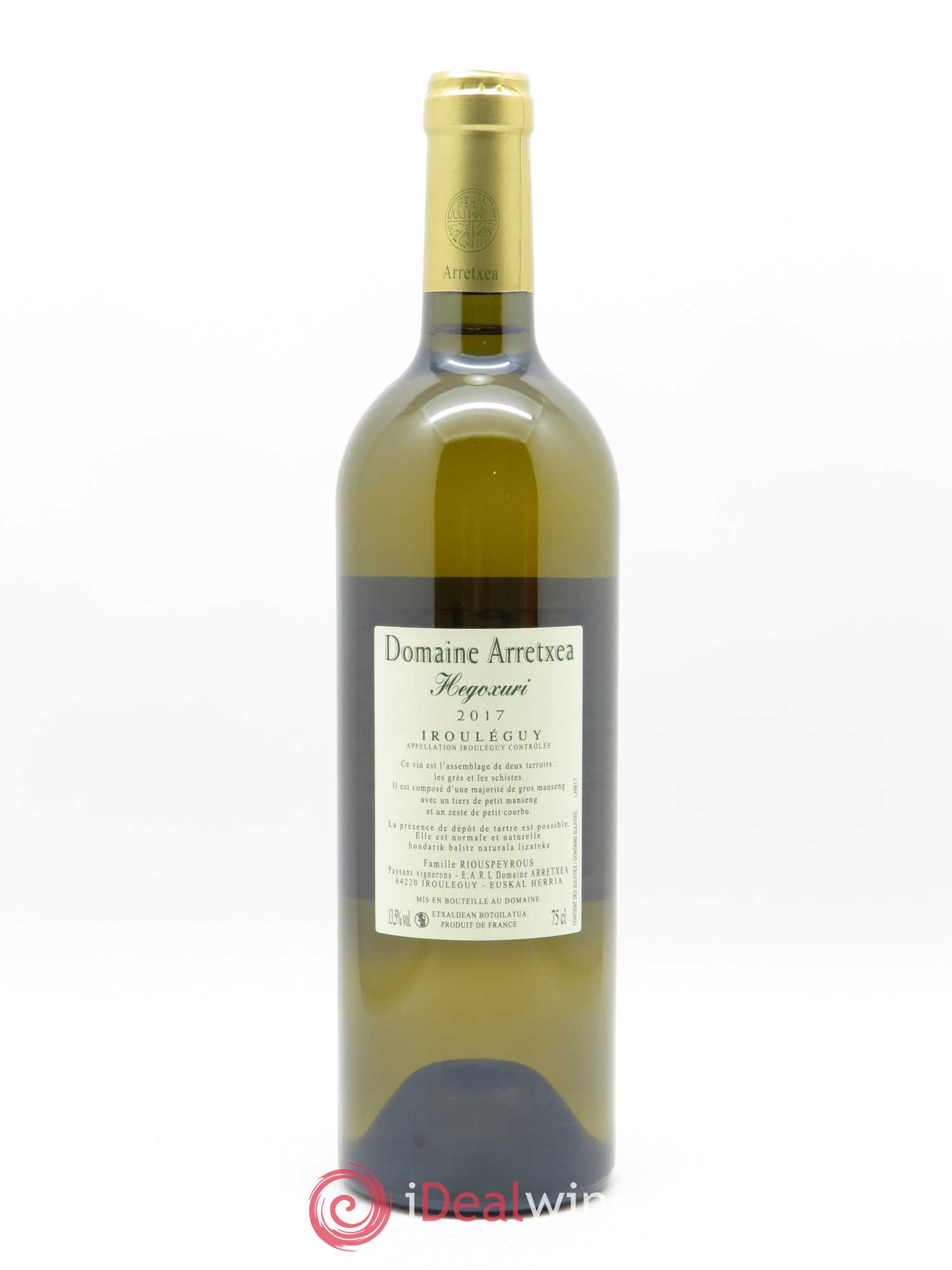 Irouléguy Hegoxuri Arretxea (Domaine) 2017 - Lot de 1 magnum - 1