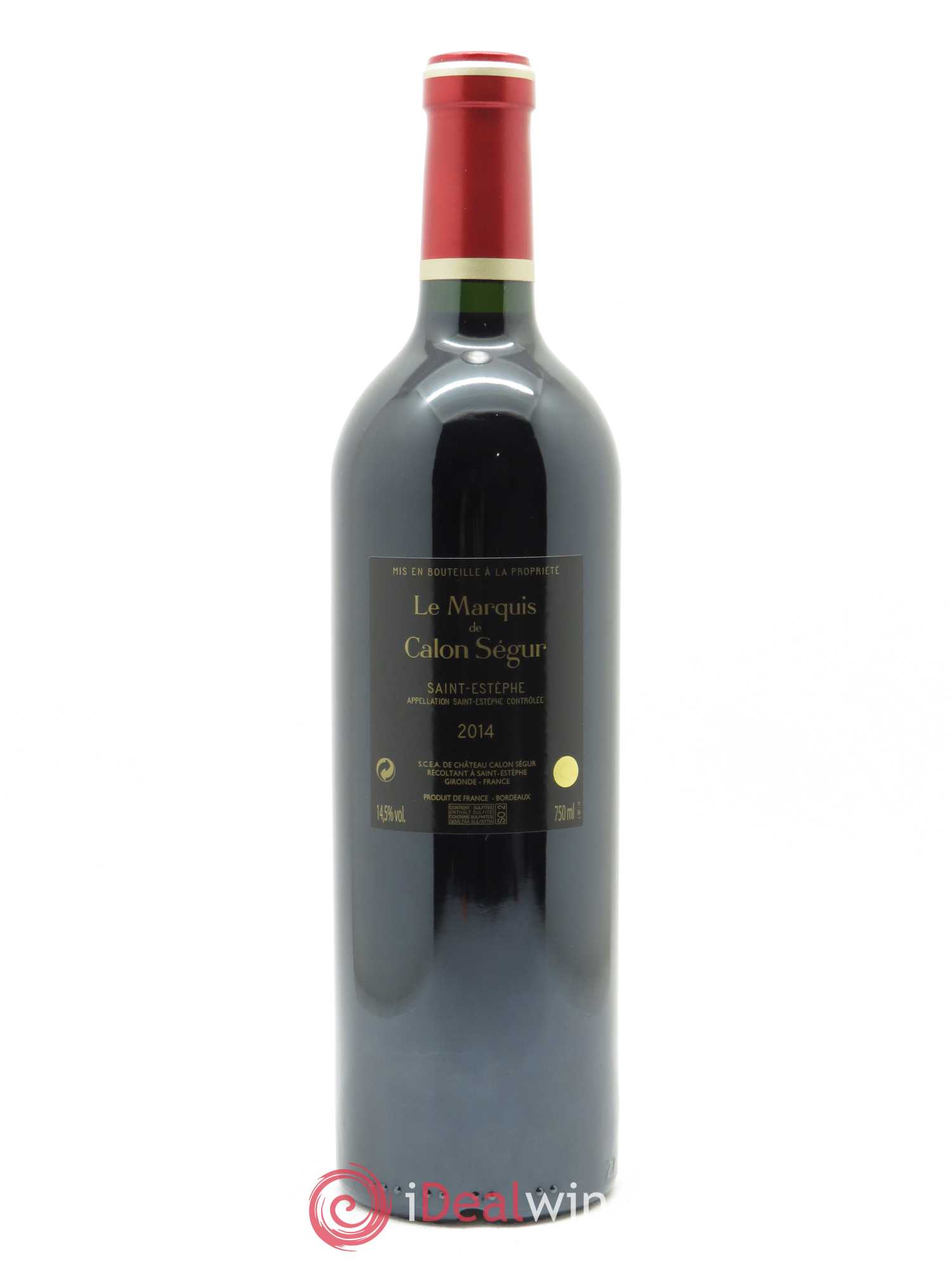 Marquis de Calon Second Vin 2014 - Lot de 1 bouteille - 1