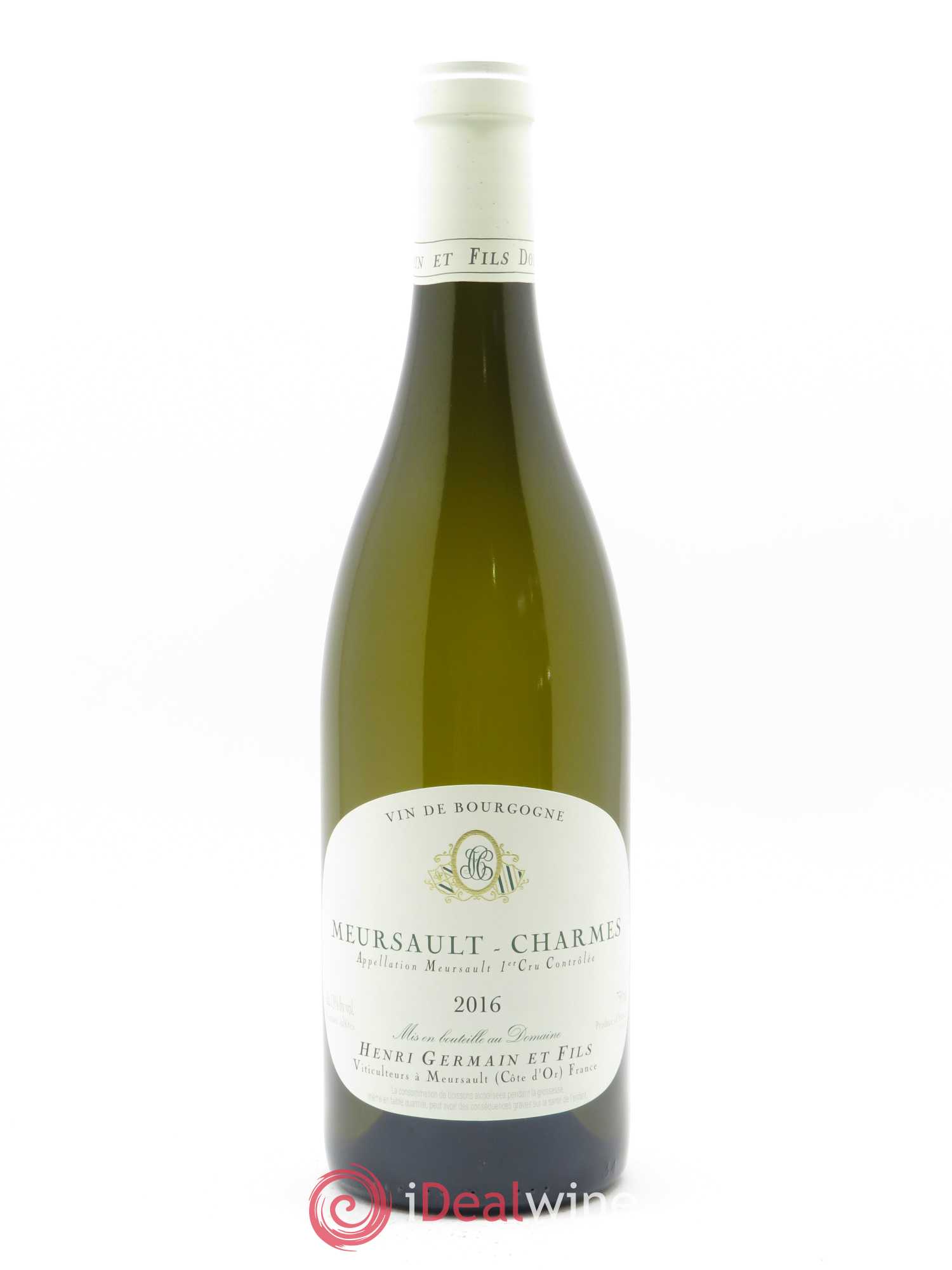 Meursault 1er Cru Charmes Henri Germain 2016 - Lot de 1 bouteille - 0