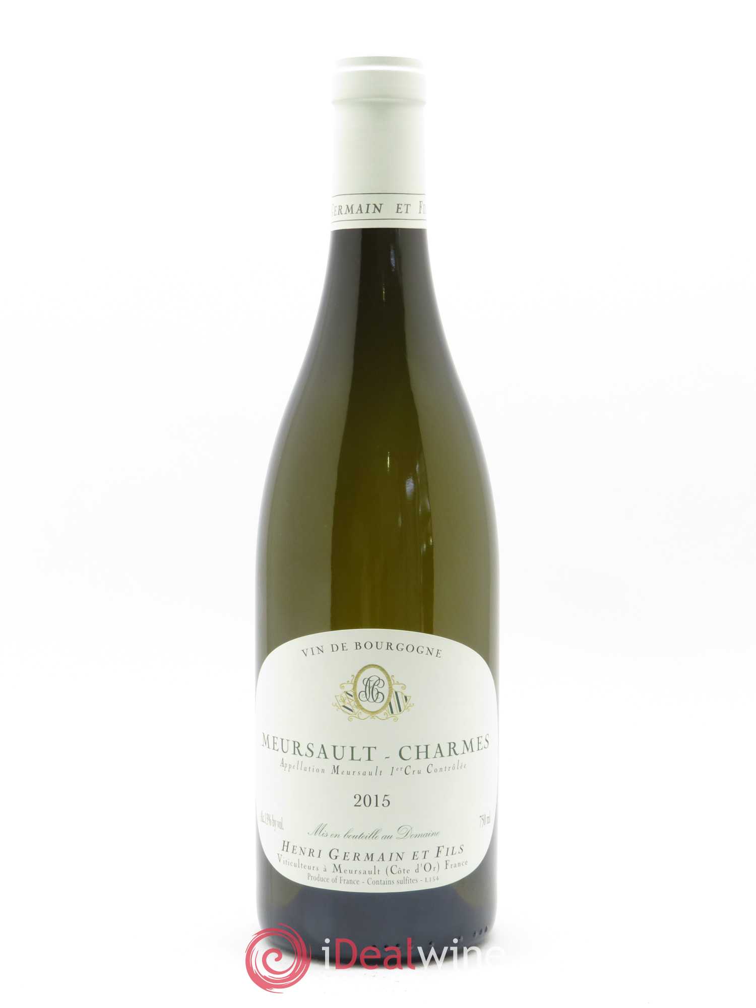 Meursault 1er Cru Charmes Henri Germain 2015 - Lot de 1 bouteille - 0
