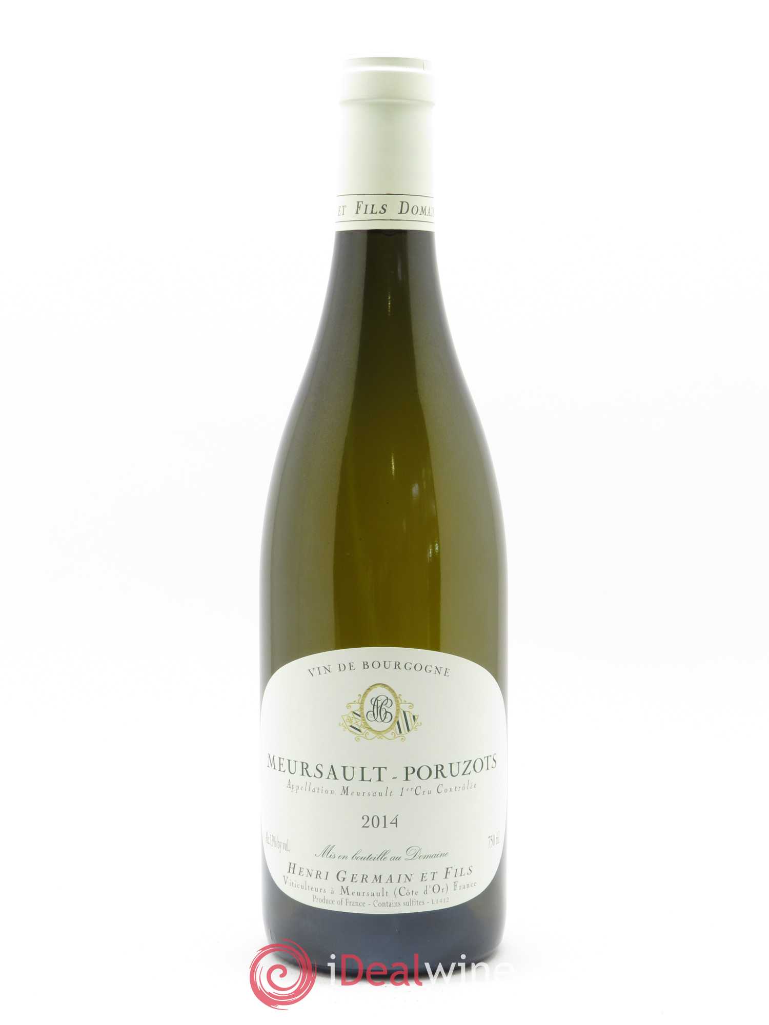 Meursault 1er Cru Poruzots Henri Germain 2014 - Lot de 1 bouteille - 0