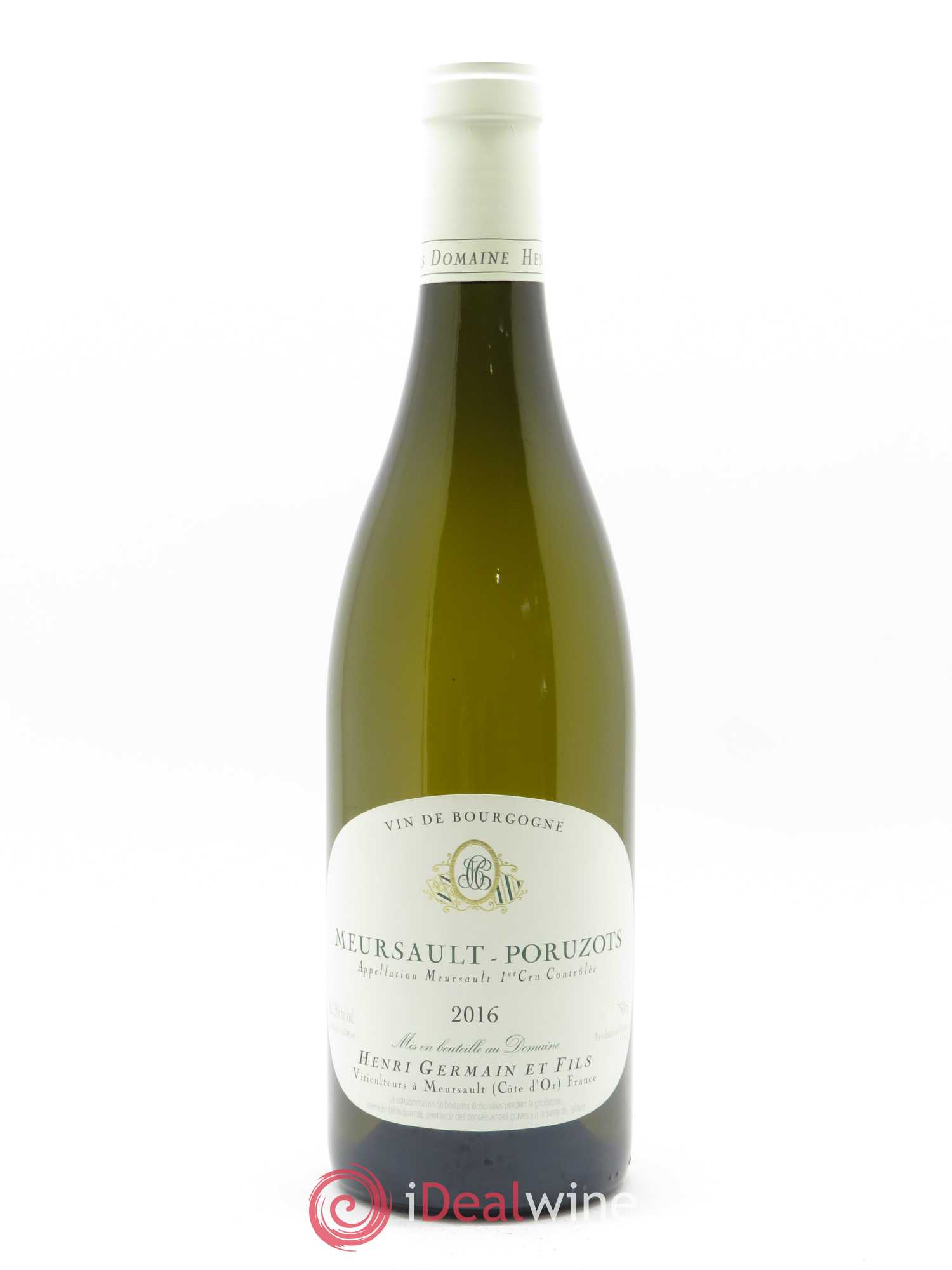 Meursault 1er Cru Poruzots Henri Germain 2016 - Lot de 1 bouteille - 0