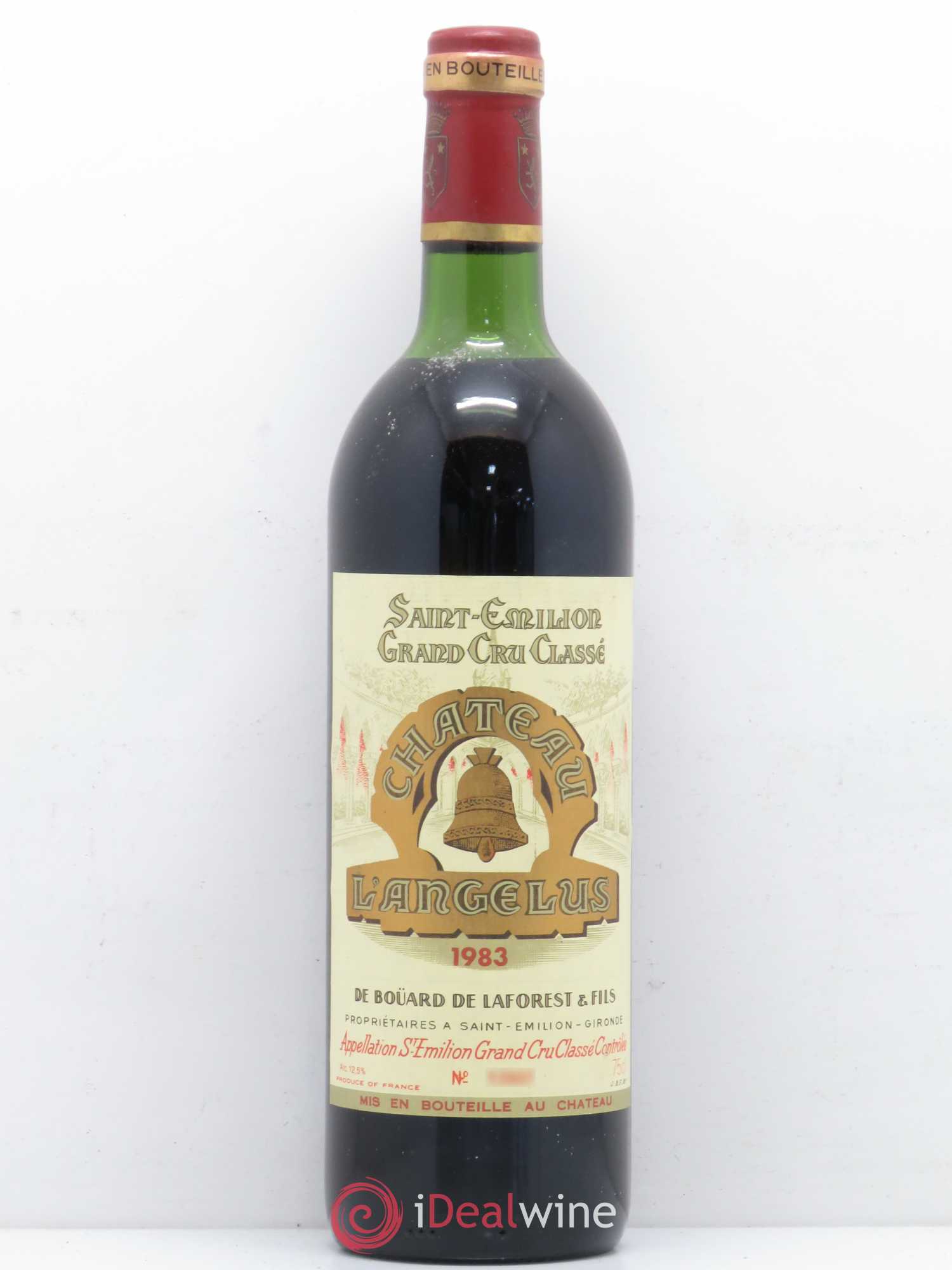 Château Angélus 1er Grand Cru Classé A 1983 - Lot de 1 bouteille - 0