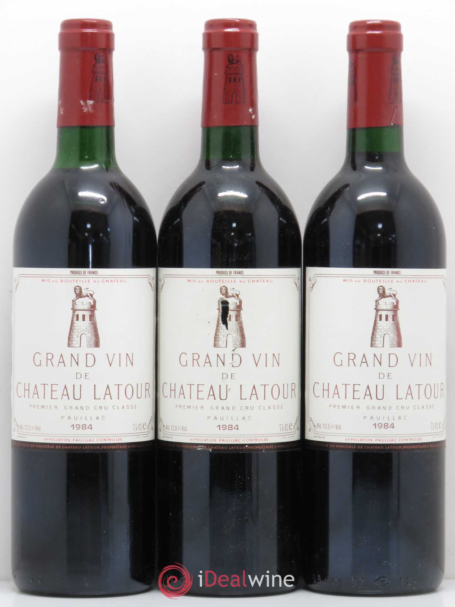 Château Latour 1er Grand Cru Classé 1984 - Lot de 6 bouteilles - 1
