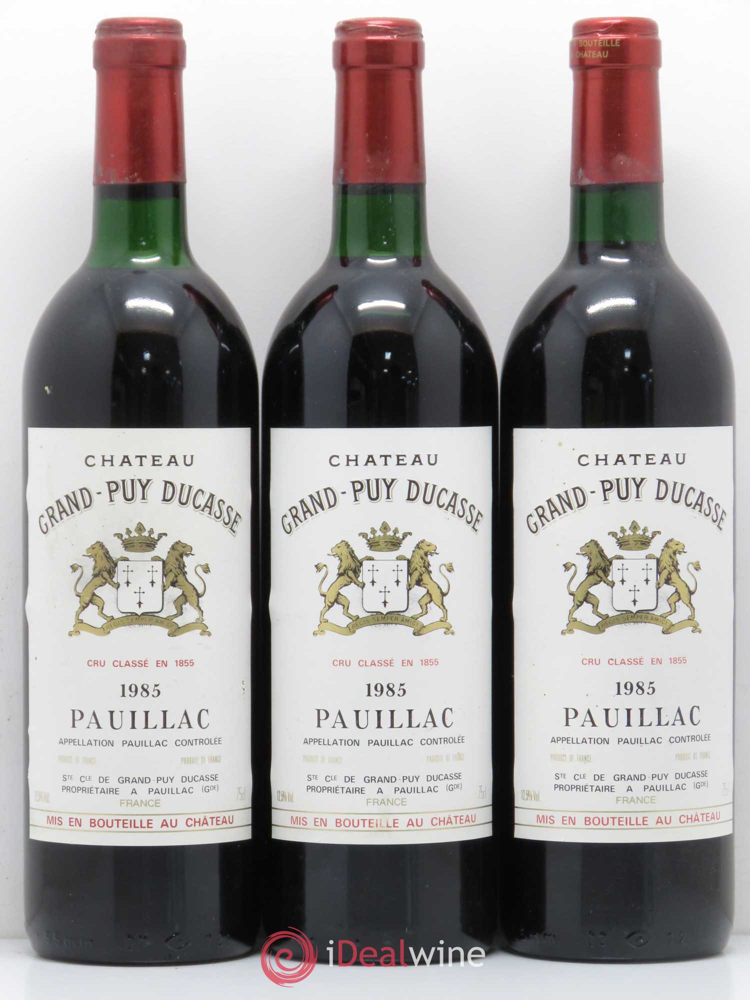 Château Grand Puy Ducasse 5ème Grand Cru Classé 1985 - Lot de 12 bouteilles - 1