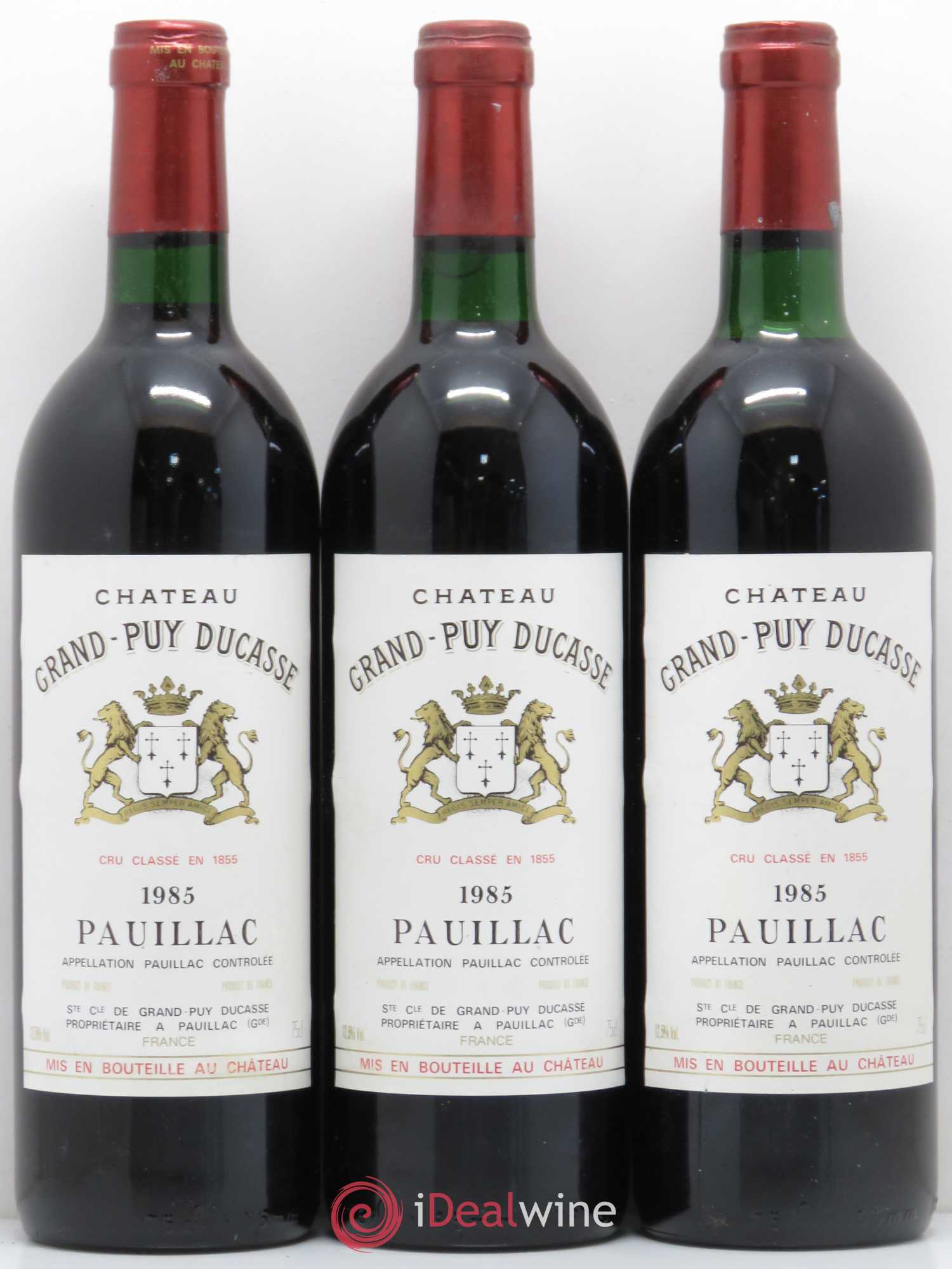 Château Grand Puy Ducasse 5ème Grand Cru Classé 1985 - Lot de 12 bouteilles - 3