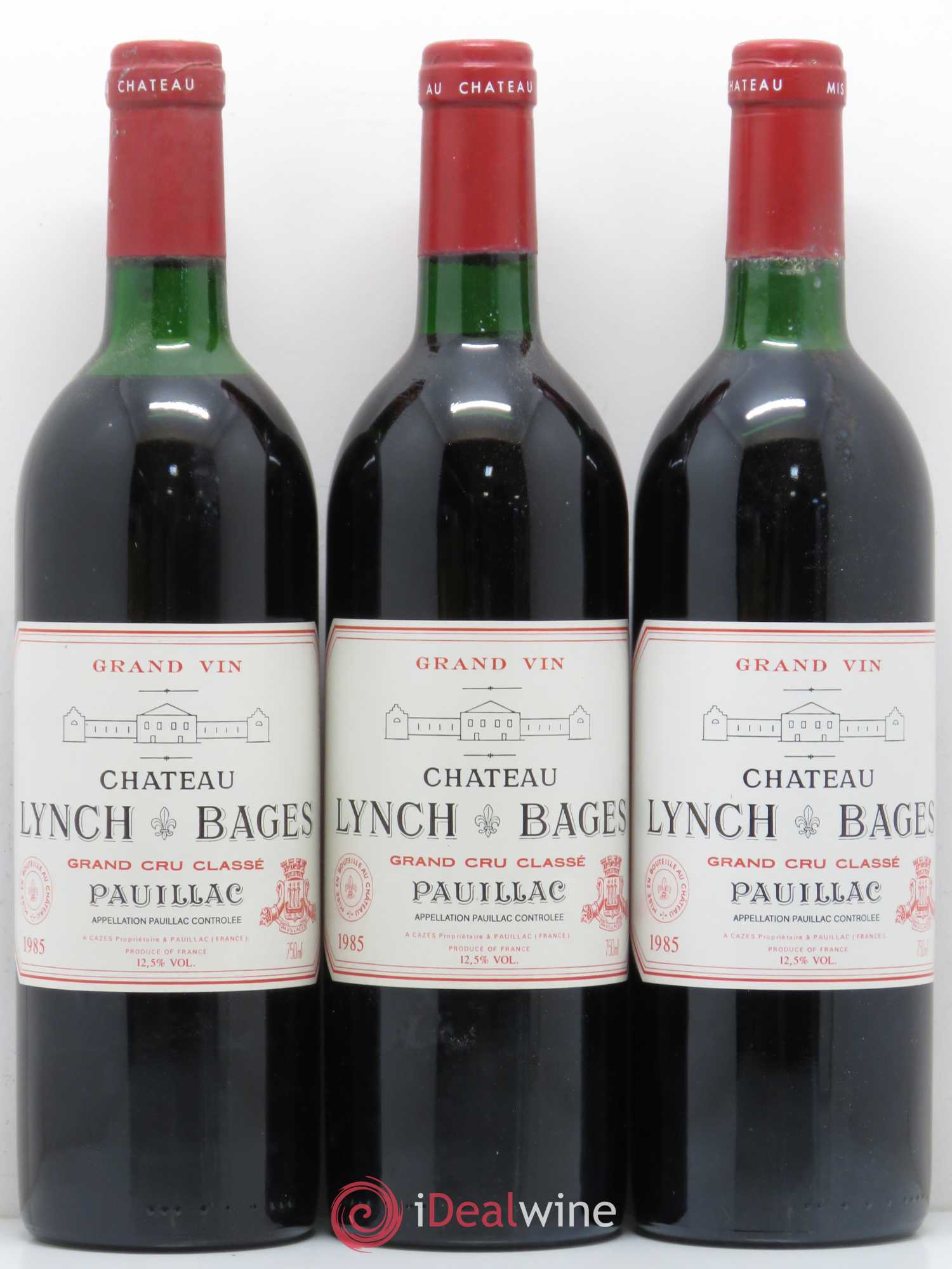 Château Lynch Bages 5ème Grand Cru Classé 1985 - Lot de 12 bouteilles - 2