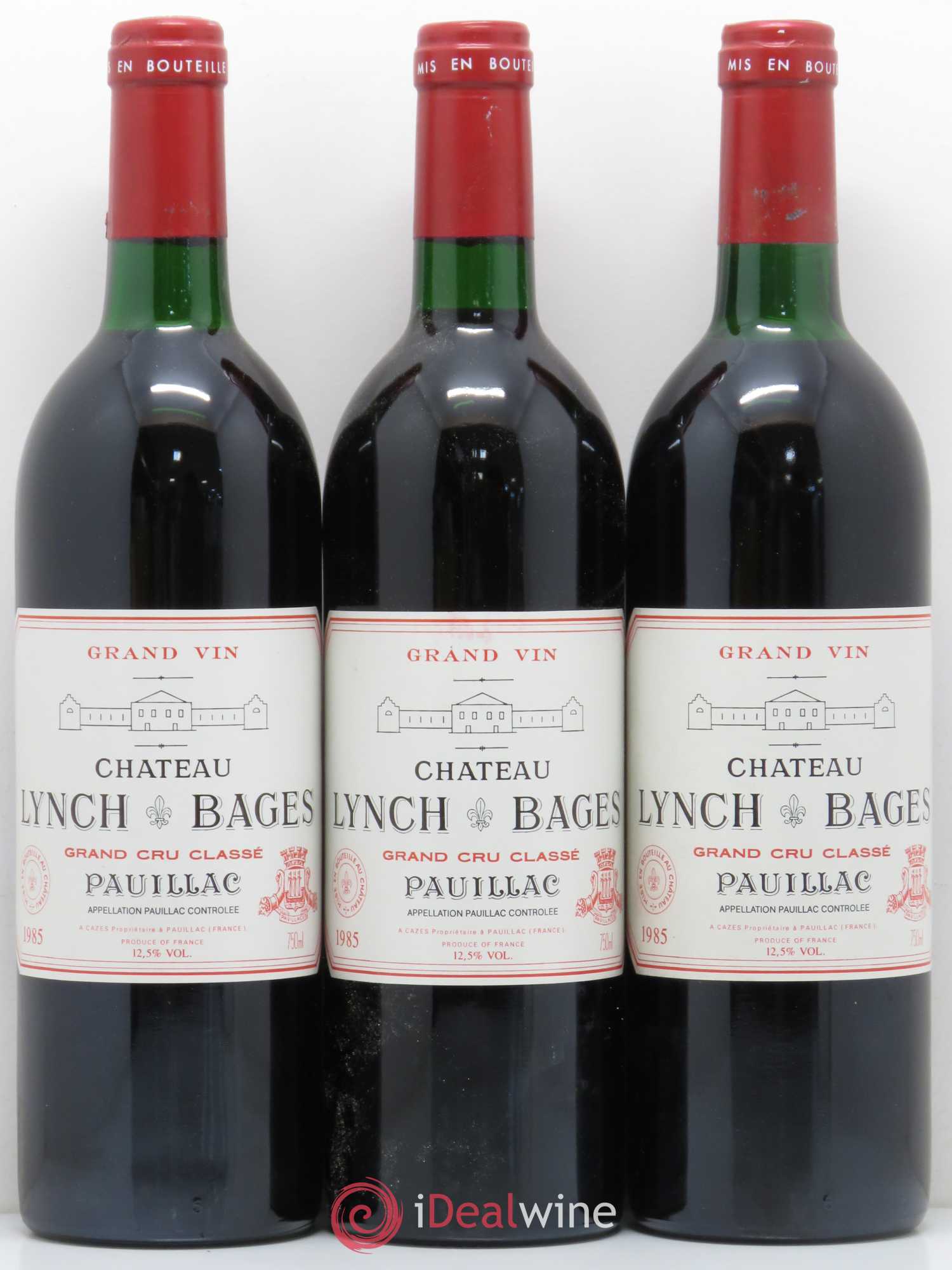 Château Lynch Bages 5ème Grand Cru Classé 1985 - Lot de 12 bouteilles - 3