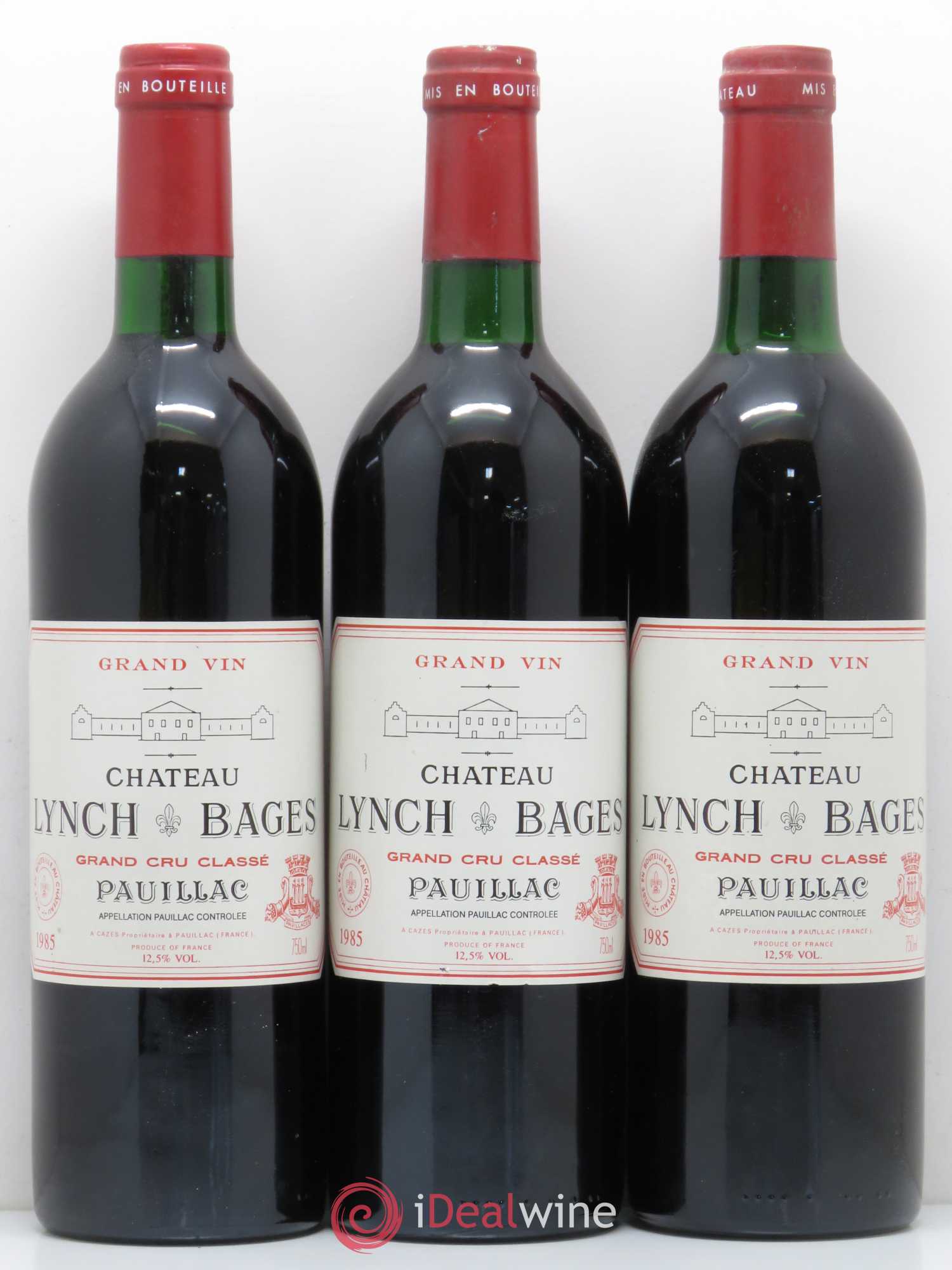 Château Lynch Bages 5ème Grand Cru Classé 1985 - Lot de 12 bouteilles - 4
