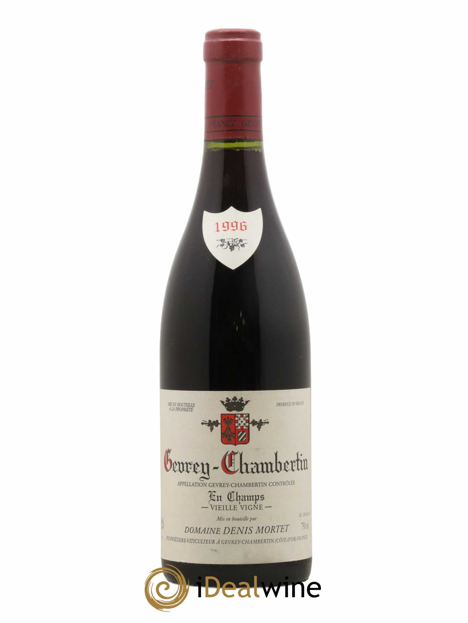 Gevrey-Chambertin En Champs Vieille Vigne Denis Mortet (Domaine) 1996 - Lot de 1 bouteille - 0