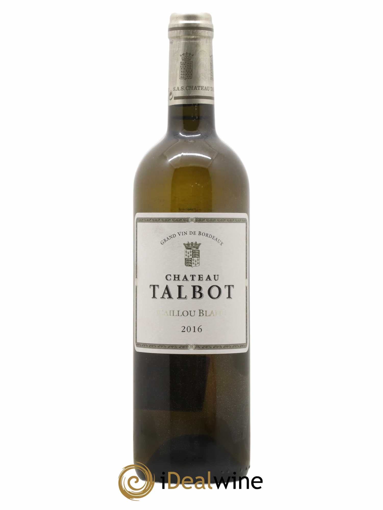 Château Talbot Caillou Blanc 2016 - Lot de 1 bouteille - 0