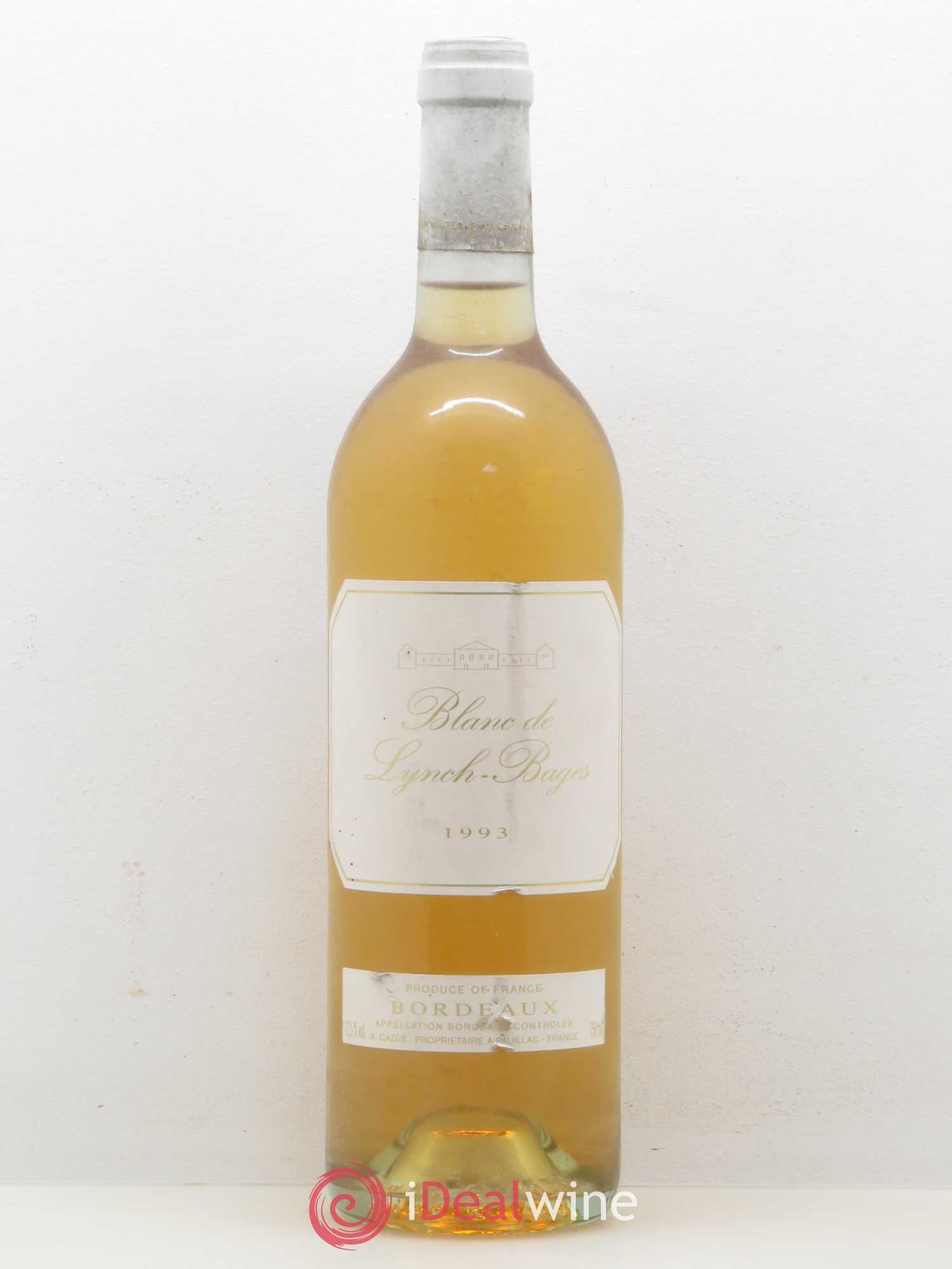 Blanc de Lynch Bages 1993 - Lot de 1 bouteille - 0