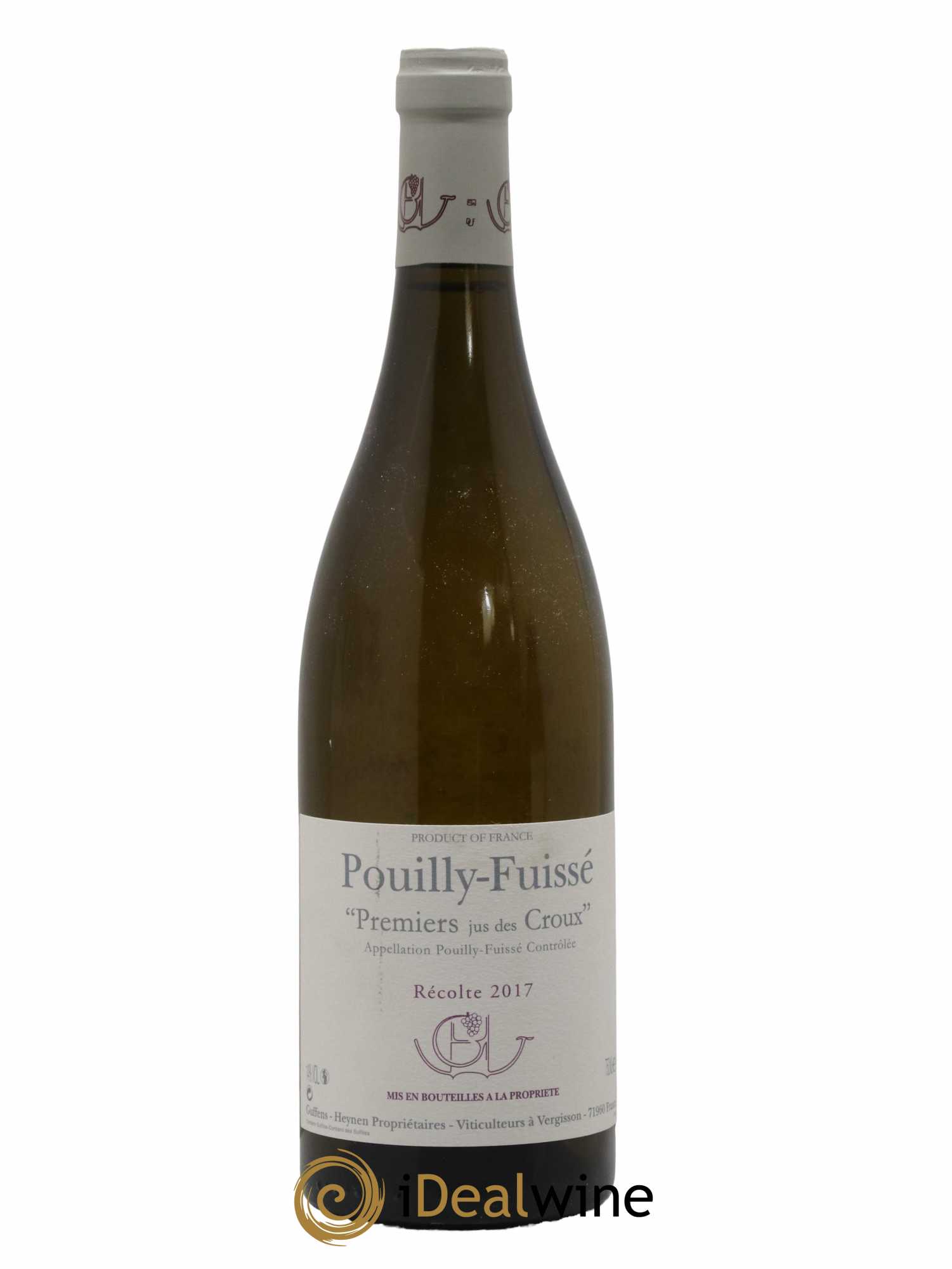 Pouilly-Fuissé 1er Jus des Croux Guffens-Heynen 2017 - Lot de 1 bouteille - 0