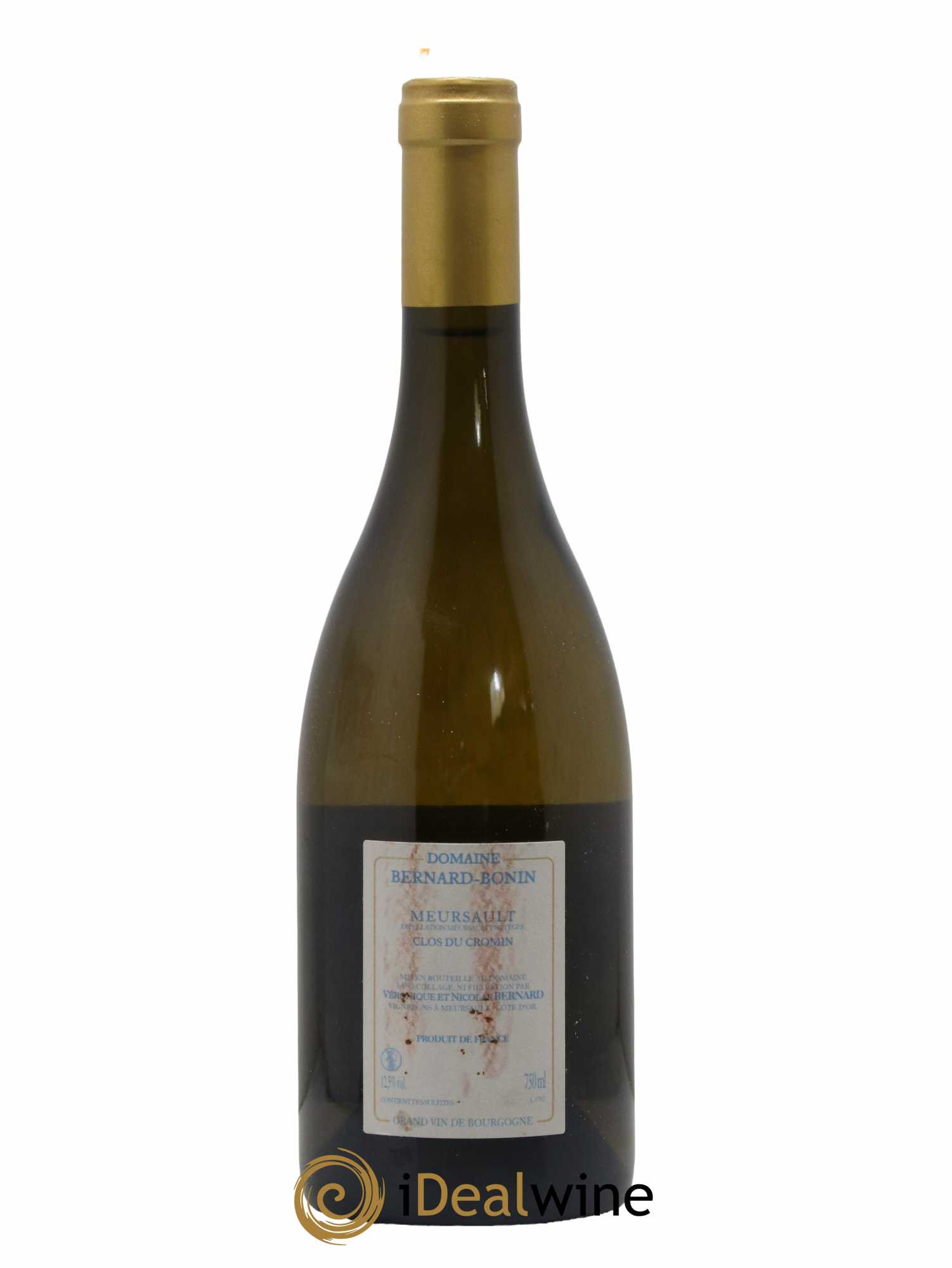 Meursault Clos du Cromin Bernard Bonin 2017 - Lot de 1 bouteille - 1