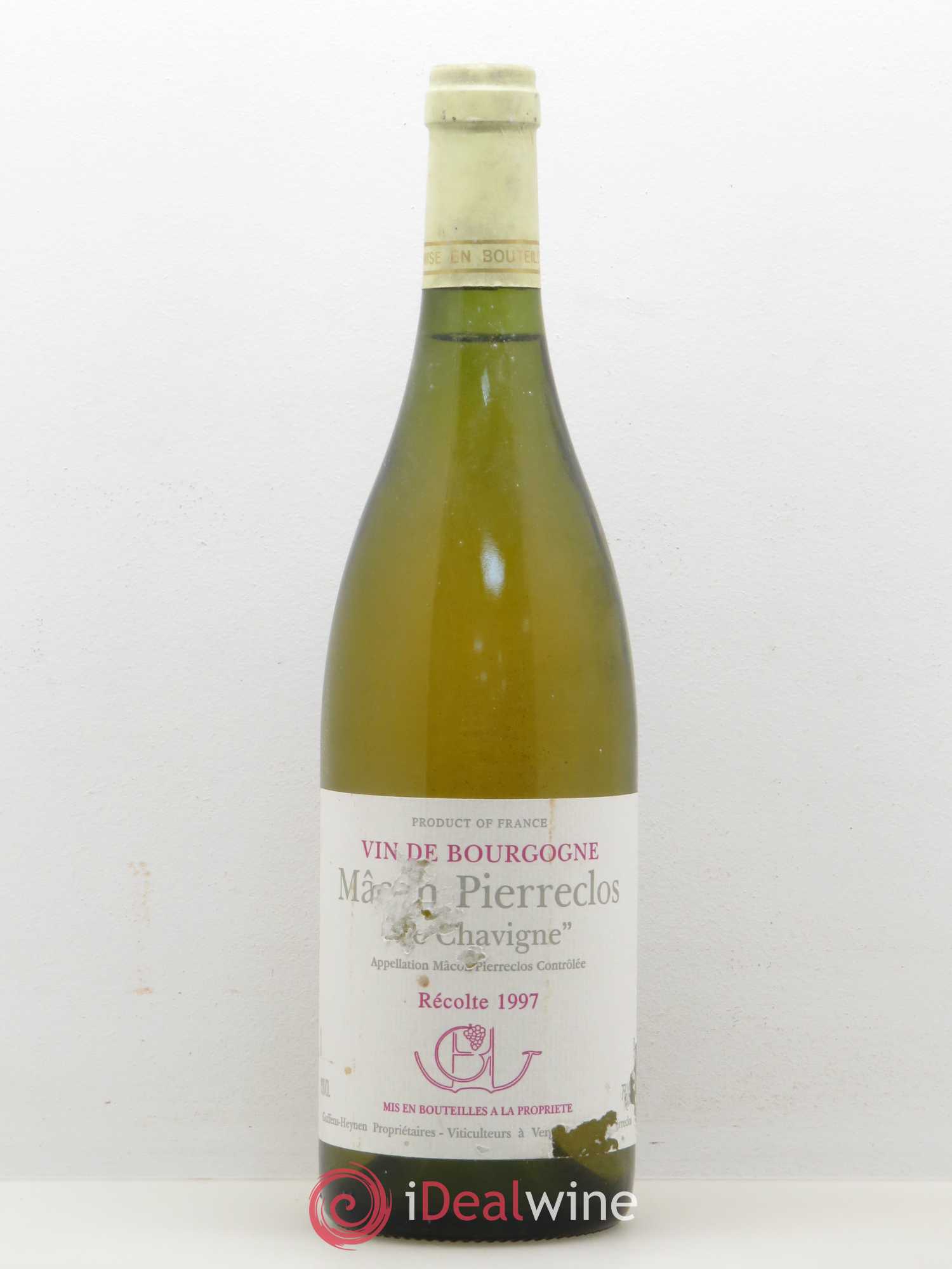 Mâcon-Pierreclos Le Chavigne Guffens-Heynen 1997 - Posten von 1 Flasche - 0