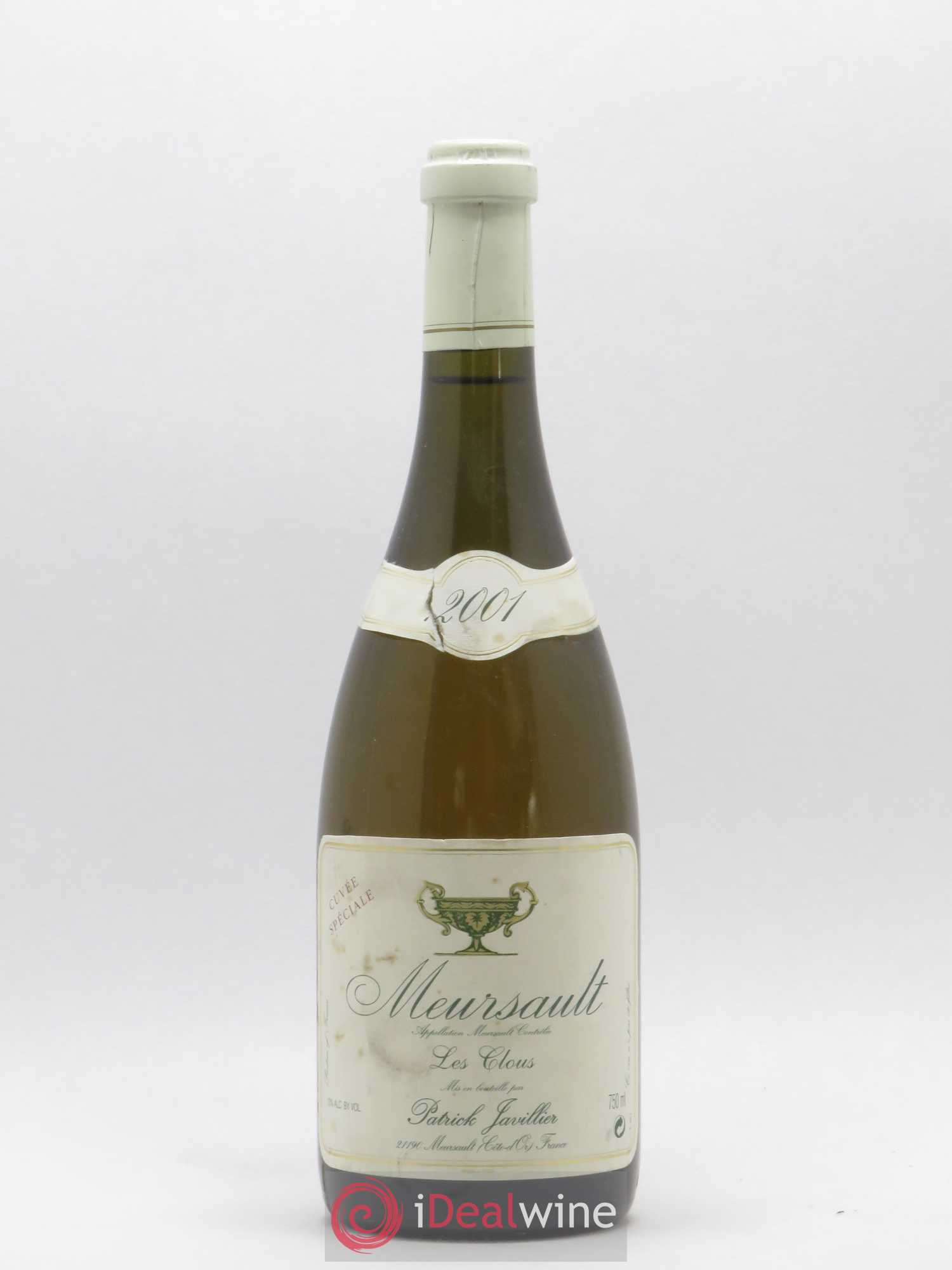 Meursault Les Clous Cuvée Spéciale Javillier 2001 - Lot de 1 bouteille - 0