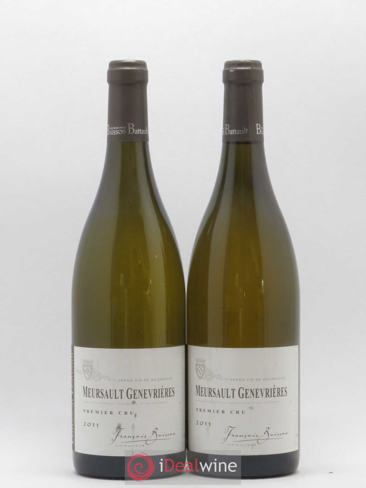 Meursault 1er Cru Génévrières François Buisson 2011 - Posten von 2 Flaschen - 0