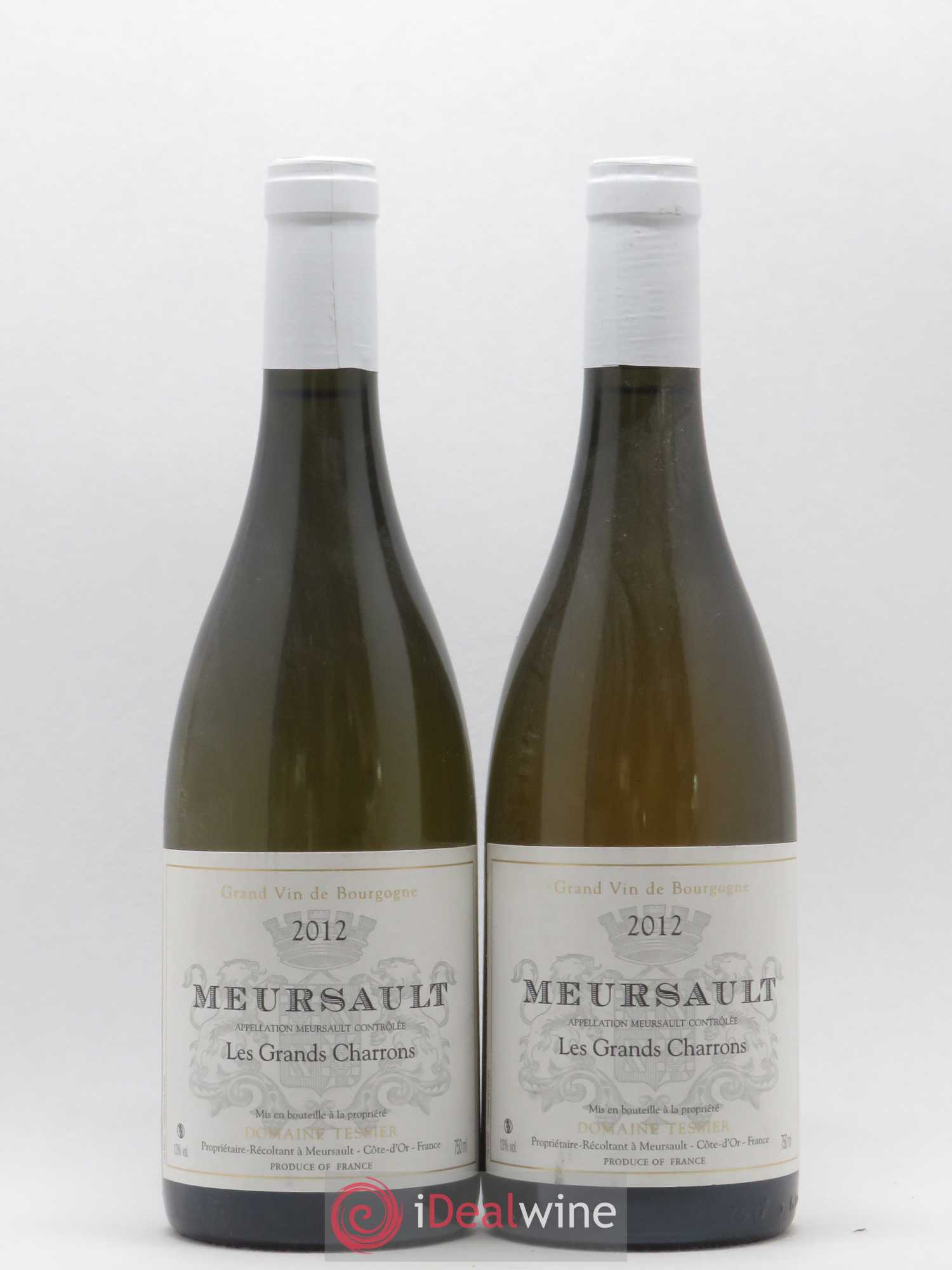 Meursault Les grands Charrons Arnaud Tessier 2012 - Posten von 2 Flaschen - 0