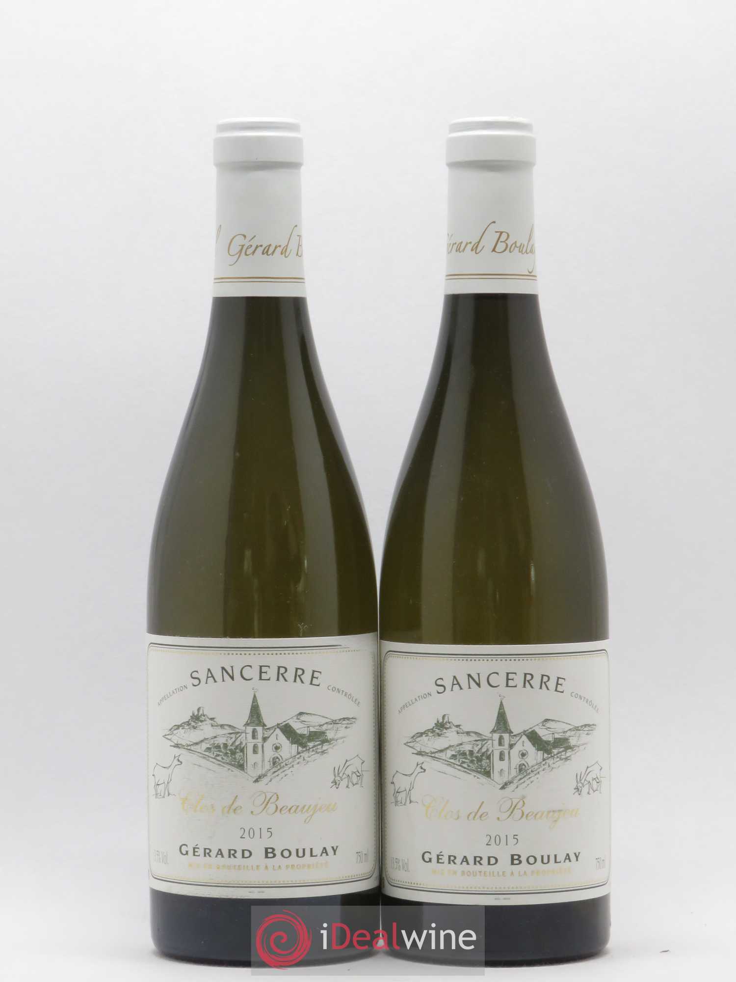 Sancerre Clos de Beaujeu Gérard Boulay 2015 - Lot de 2 bouteilles - 0