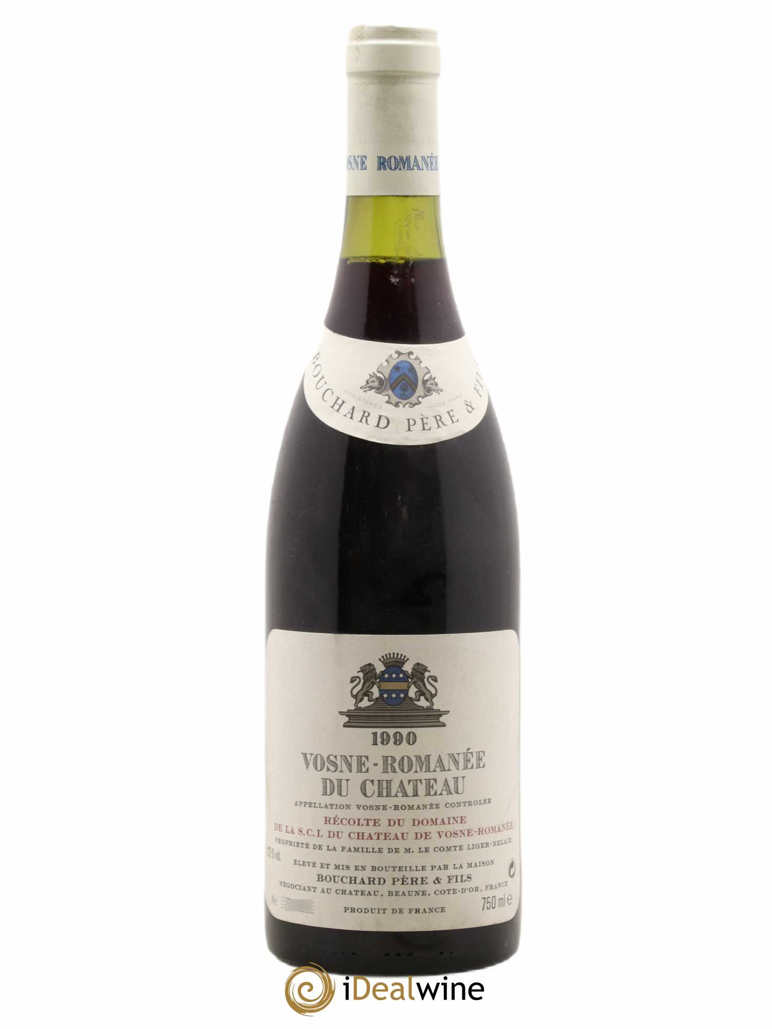 Vosne-Romanée Récolte du domaine de la SCI du chateau de Vosne Romanée Mis en bouteille par la maison Bouchard Pere et Fils 1990 - Posten von 1 Flasche - 0