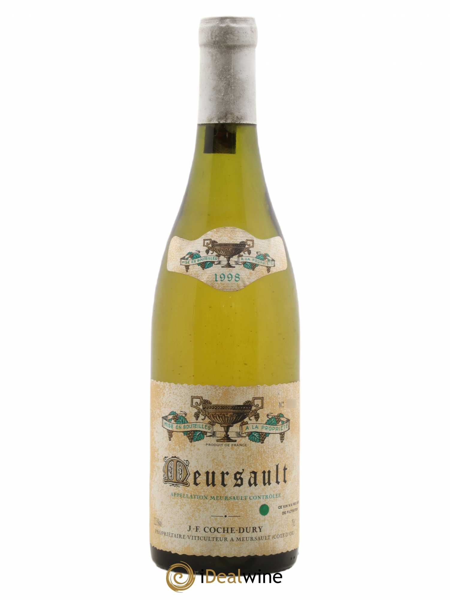 Meursault Coche Dury (Domaine) 1998 - Lot de 1 bouteille - 0
