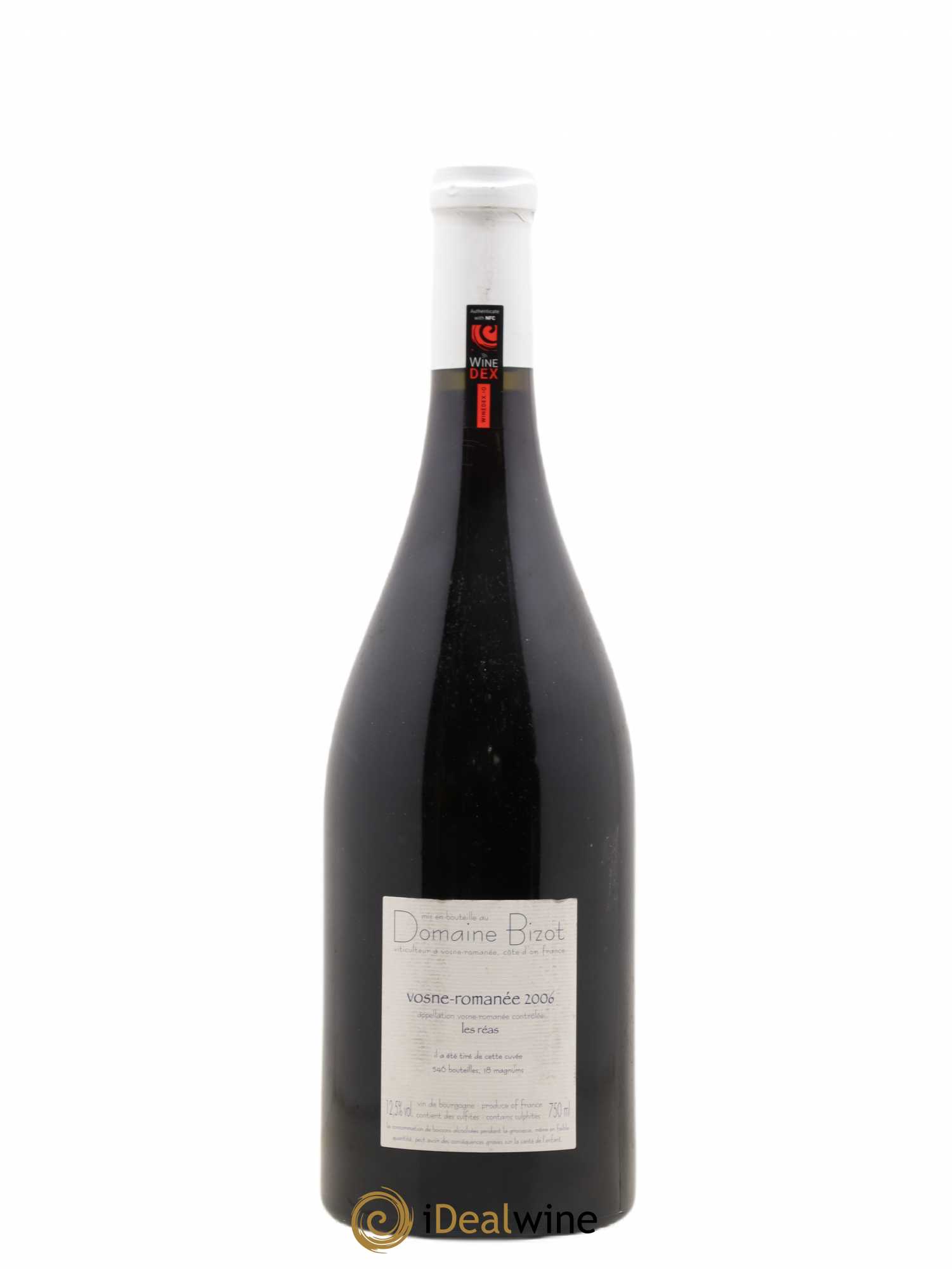 Vosne-Romanée Les Réas Bizot (Domaine) 2006 - Lot de 1 bouteille - 1