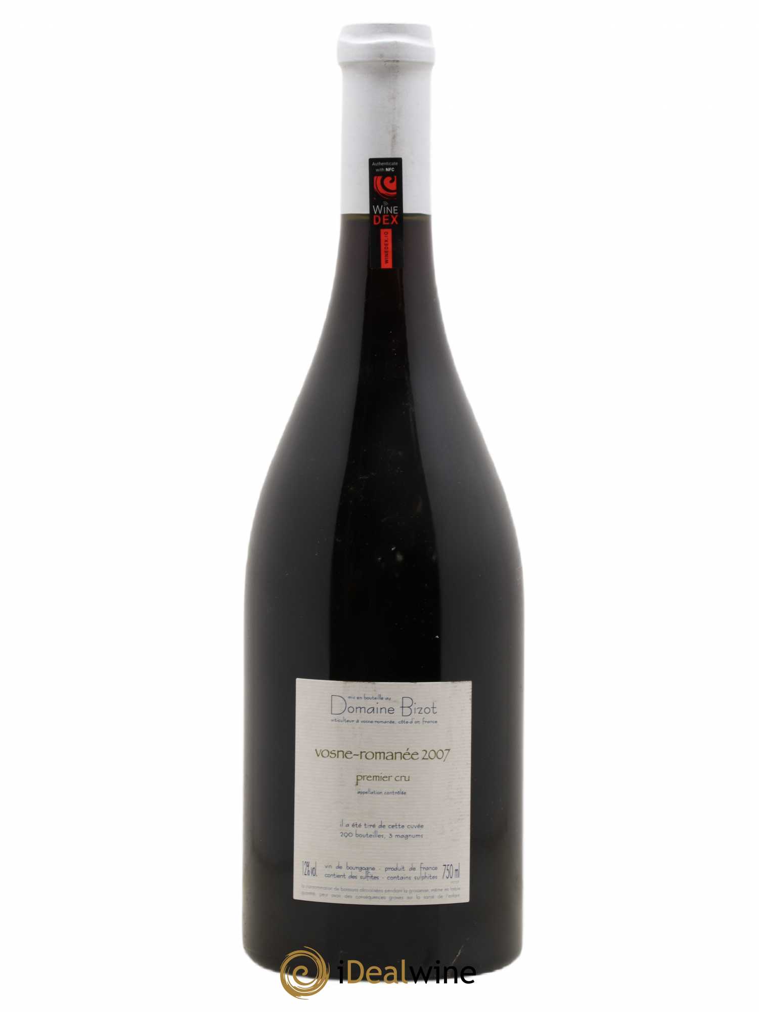 Vosne-Romanée 1er Cru Bizot (Domaine) 2007 - Lot de 1 bouteille - 1