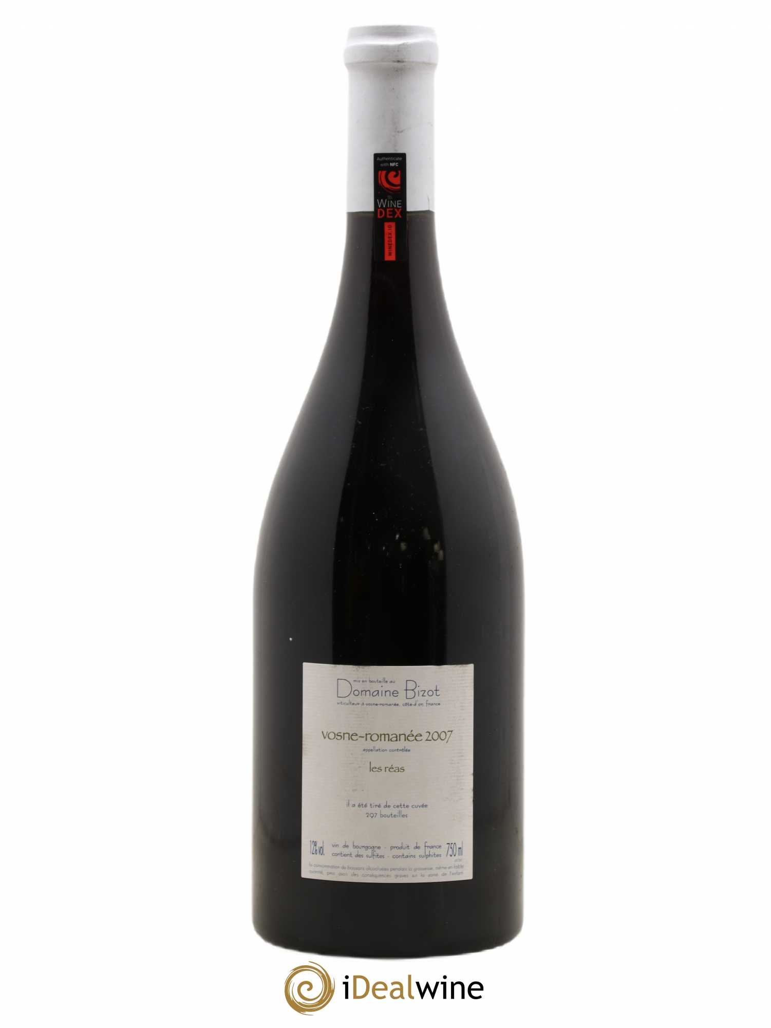 Vosne-Romanée Les Réas Bizot (Domaine) 2007 - Lot de 1 bouteille - 1