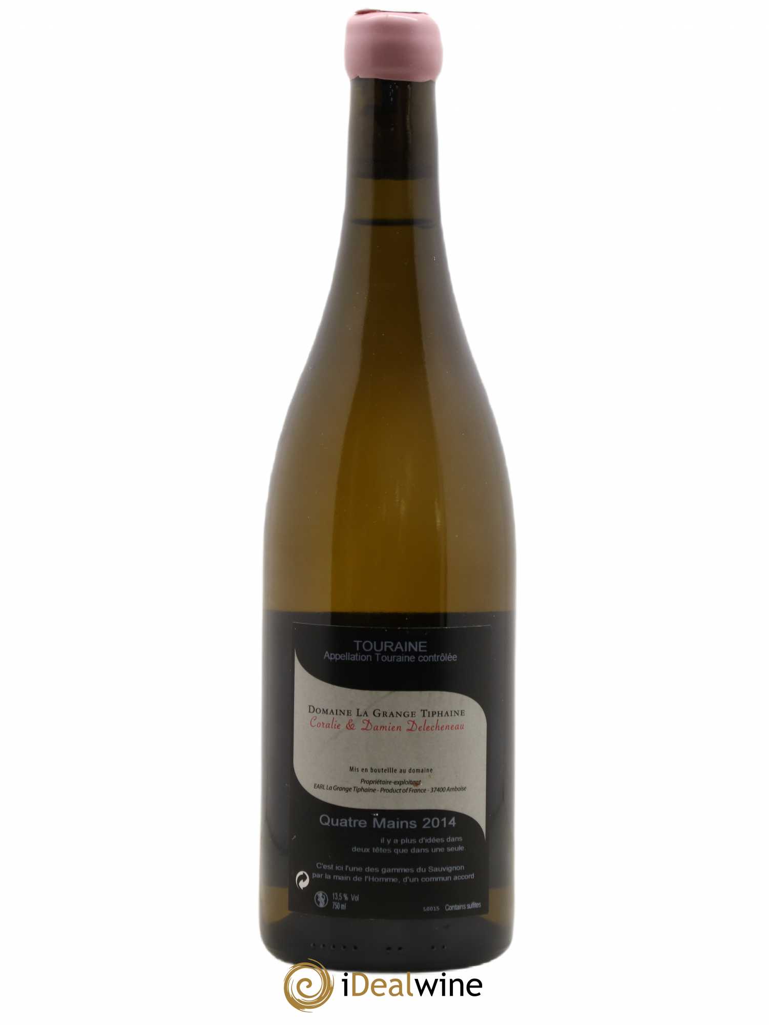Touraine Quatre Mains La Grange Tiphaine 2014 - Lot de 1 bouteille - 1