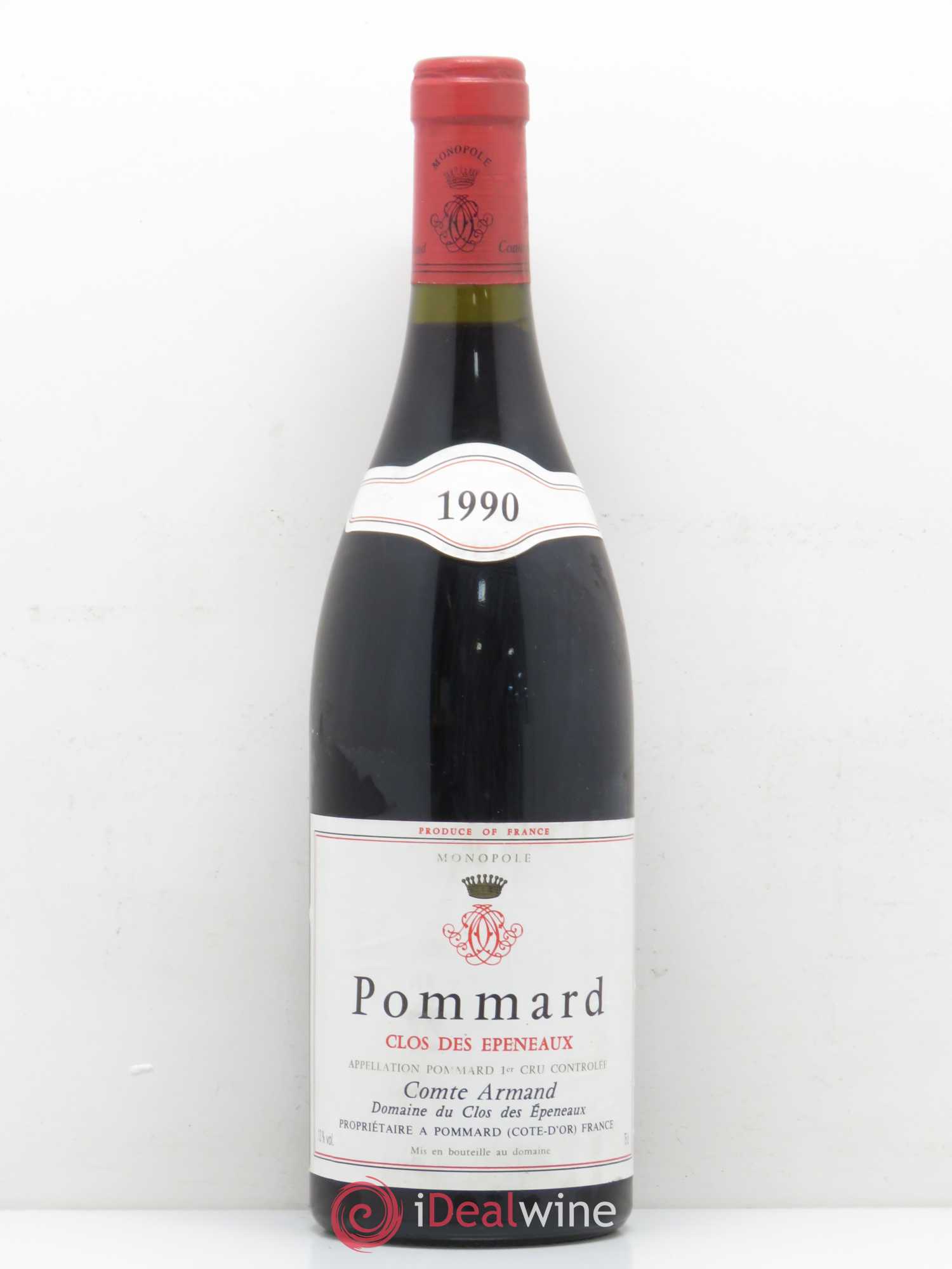 Pommard 1er Cru Clos des Epeneaux Comte Armand 1990 - Lot de 1 bouteille - 0