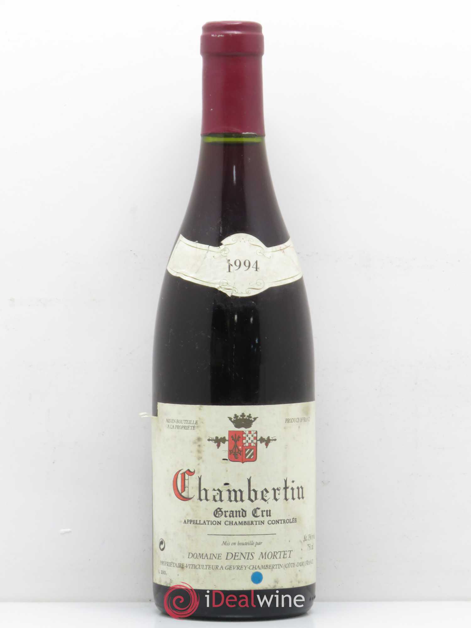 Chambertin Grand Cru Denis Mortet (Domaine) 1994 - Lot de 1 bouteille - 0